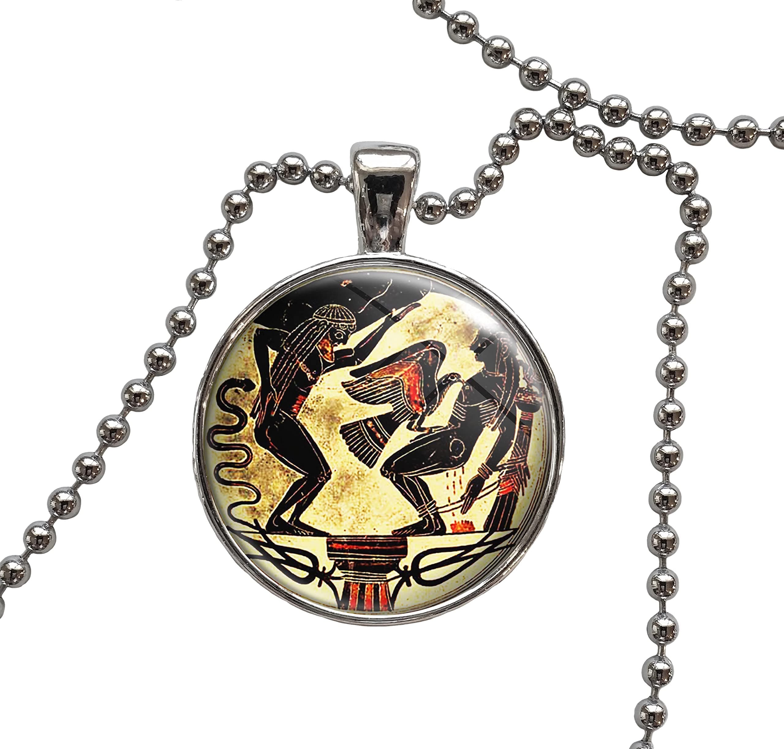 Greek Mythology Prometheus Pendant Necklace
