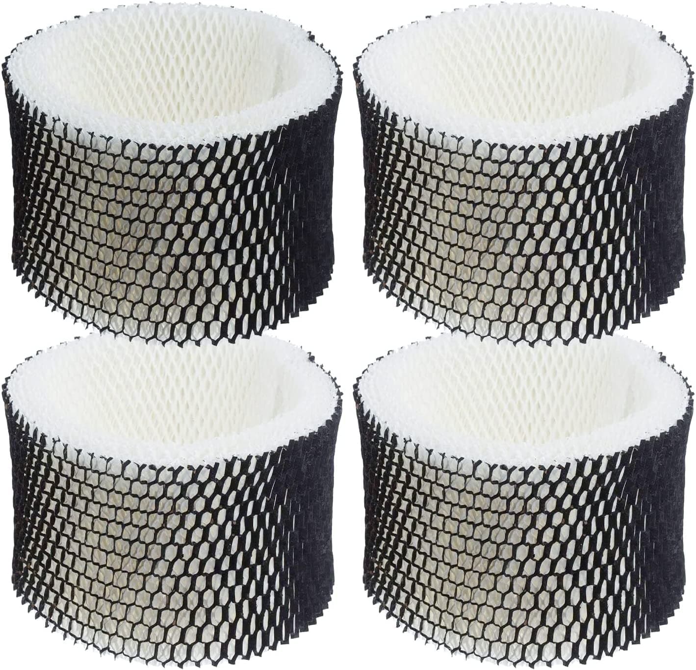 4-Pack HWF62 Humidifier Replacement Filter Fit for Holmes - Letter A, Filters Compatible with Holmes, Sunbeam and Bionaire Cool Mist Humidifiers