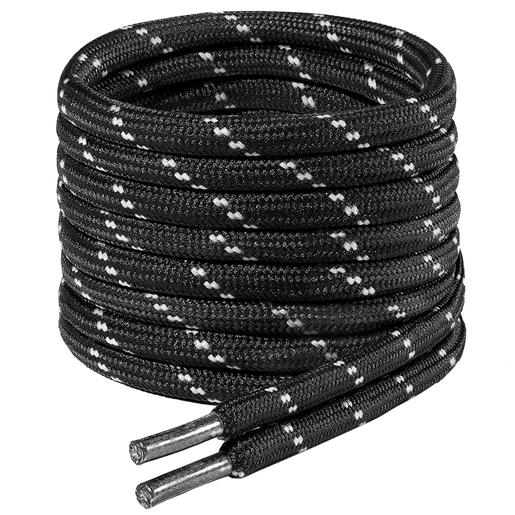 7STROBBS2 Pairs Heavy Duty Boot Laces,Durable 5/28" Thick Round Shoe Strings for Men Women