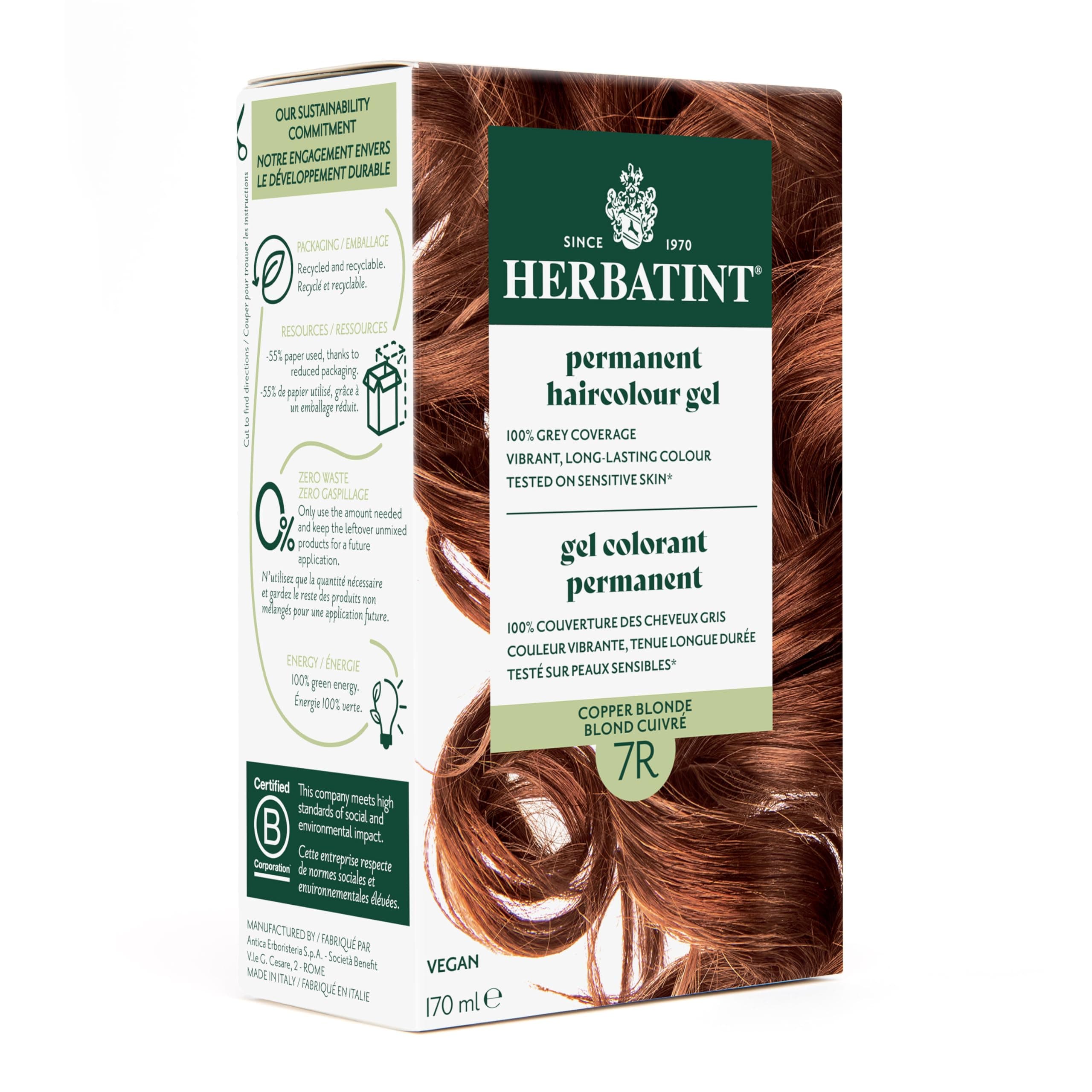 – Hair Dye 7R Copper Blonde
