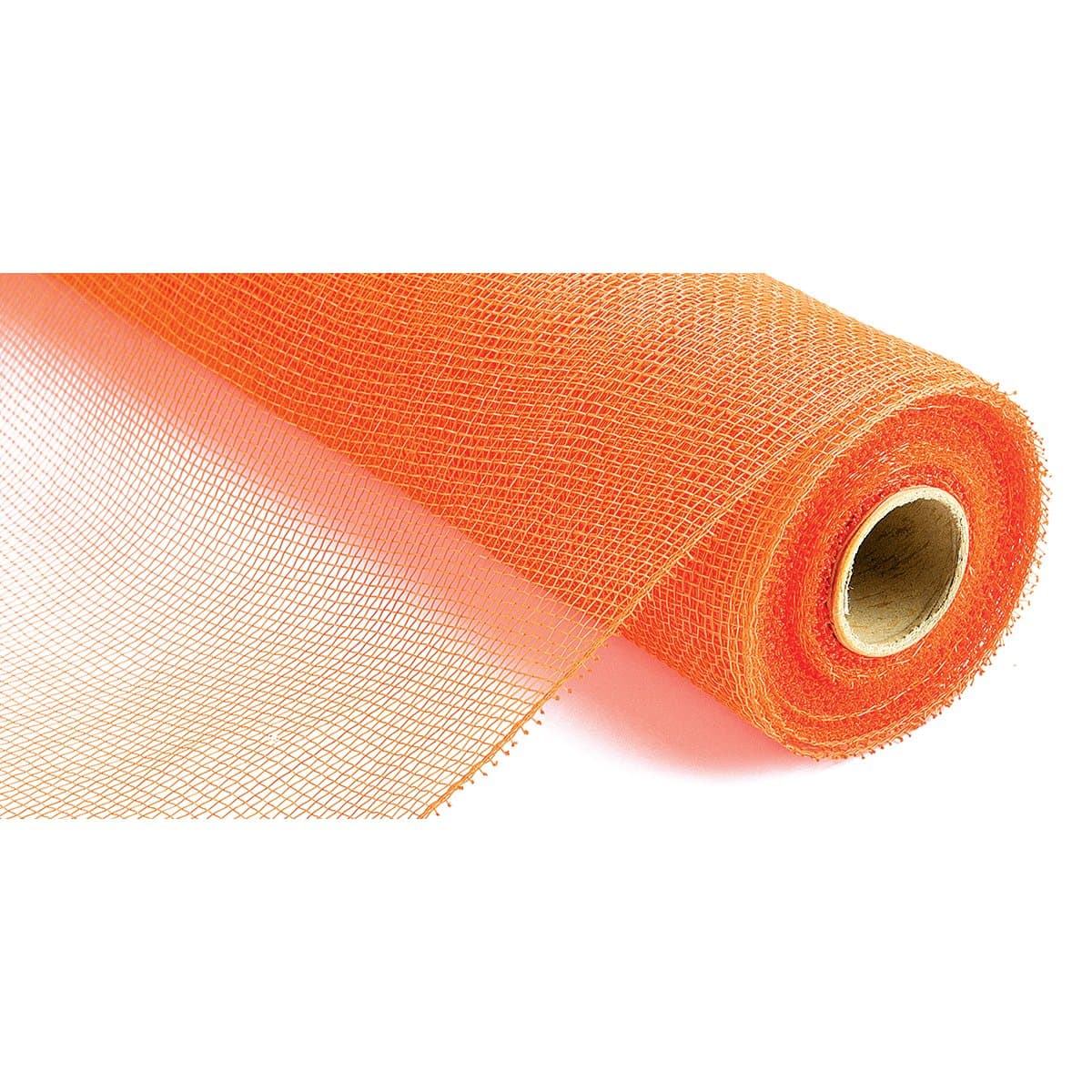 Canvas Corp Deco Mesh Ribbon, 21-Inch by 10-Yard, Orange