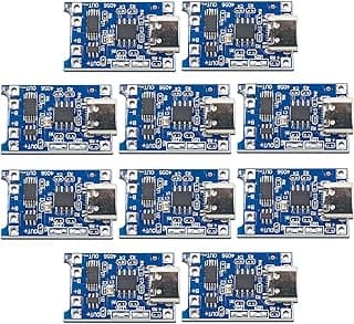 Electronic Spices TP4056 5V 1A 18650 Lithium Battery Charging Modules (Type C) (10)