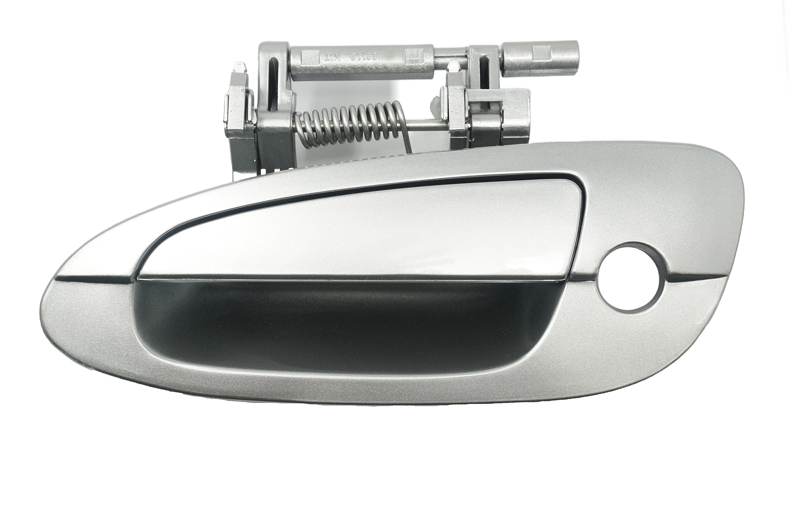 Outside Exterior Door Handle KY1 Light Silver Metallic Front Left Driver Side Compatible with 2002-2006 Nissan Altima Replaces # NI1310123, 80607-8J009
