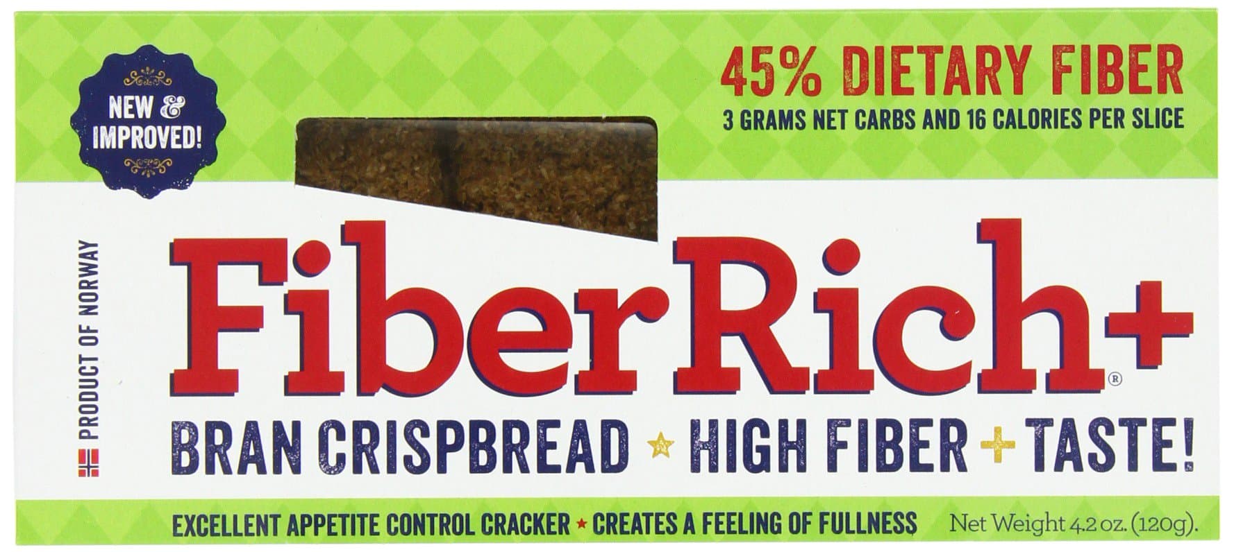 Fiber Rich Plus Crispbread, Original, 4.4 Ounce