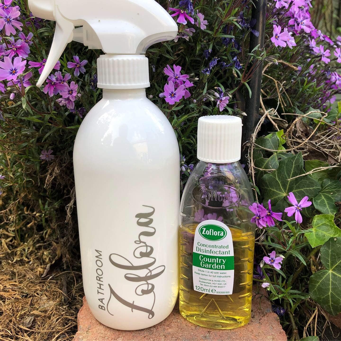 Zoflora Spray Bottle. Personalised Zoflora Spray Bottle