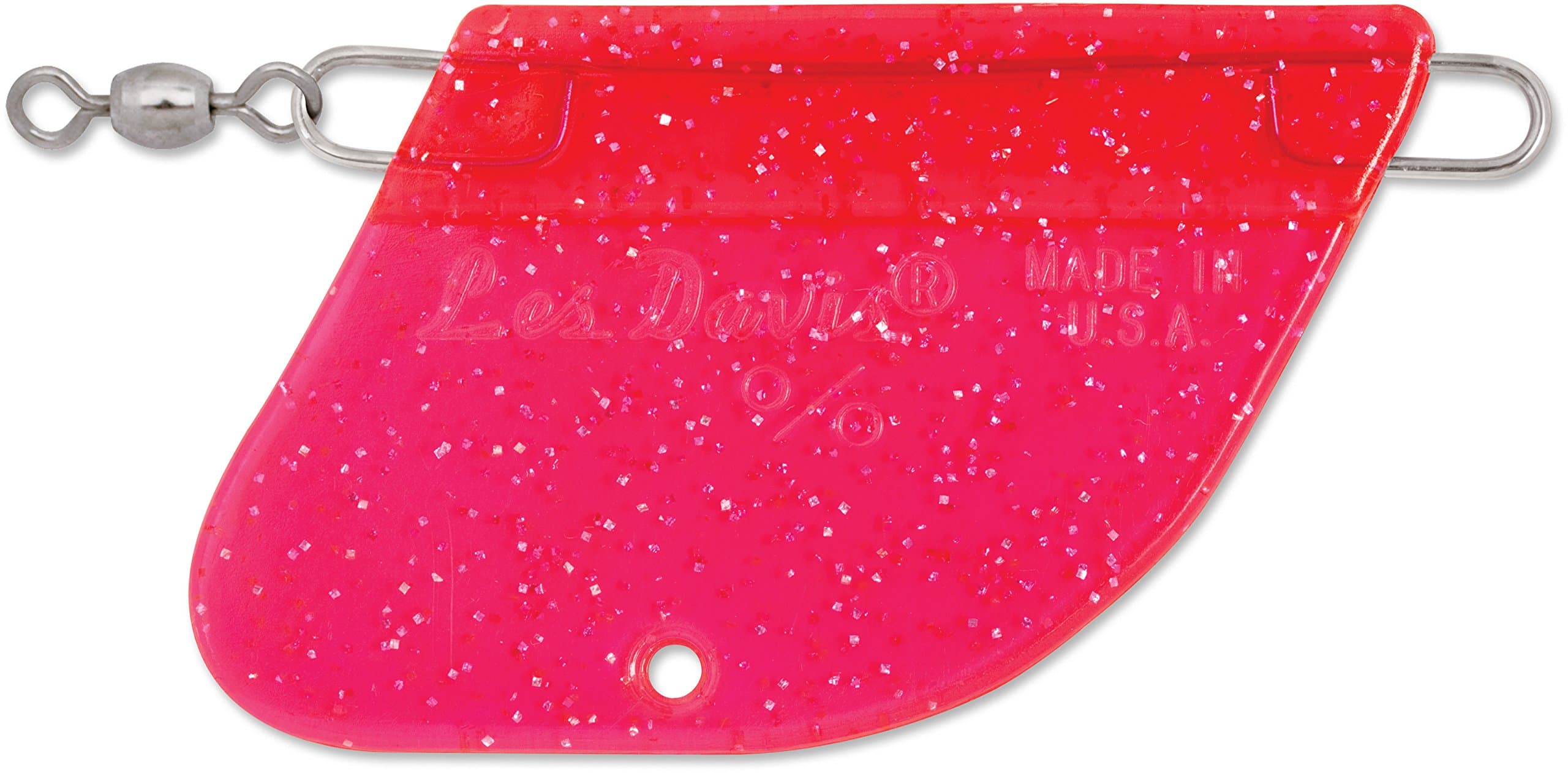 Luhr-Jensen 1-3/4" Les Davis Rudder / 2 Pack Pink Crystal