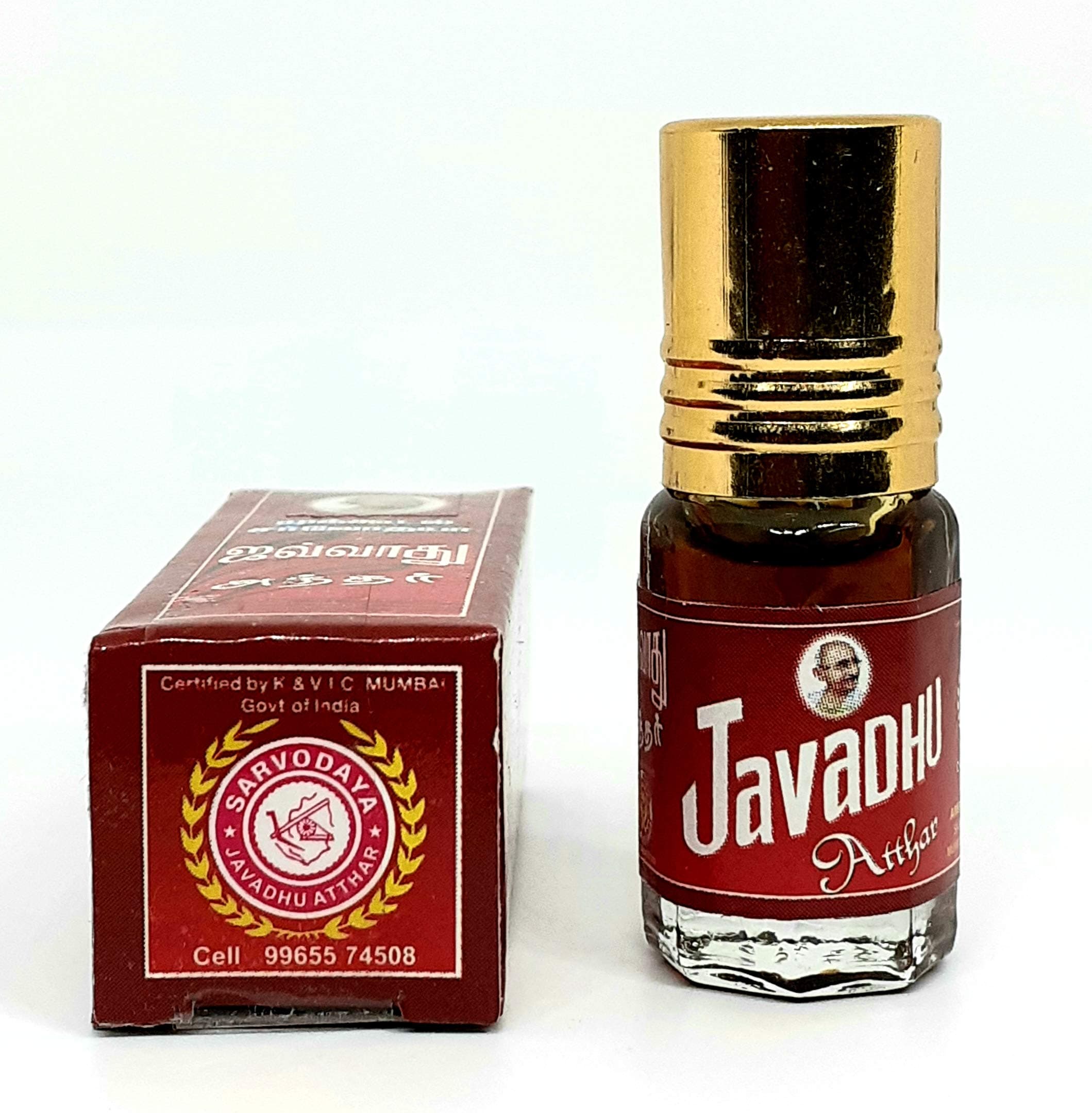MUKKUDAL JAVADHU ATTAR 6ML (3ML X 2Packs)
