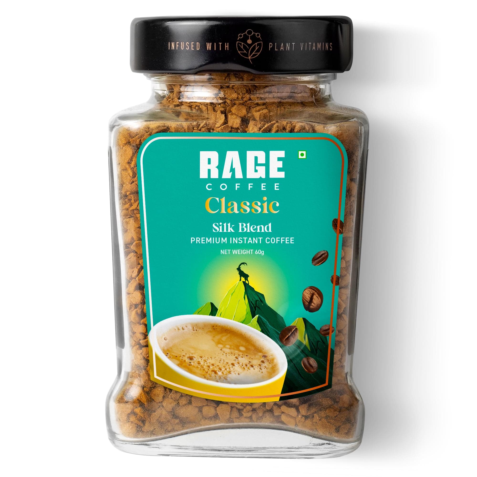 Rage Coffee Silk Blend 50 GMs | 100% Pure Coffee | Premium, Bold & Smooth