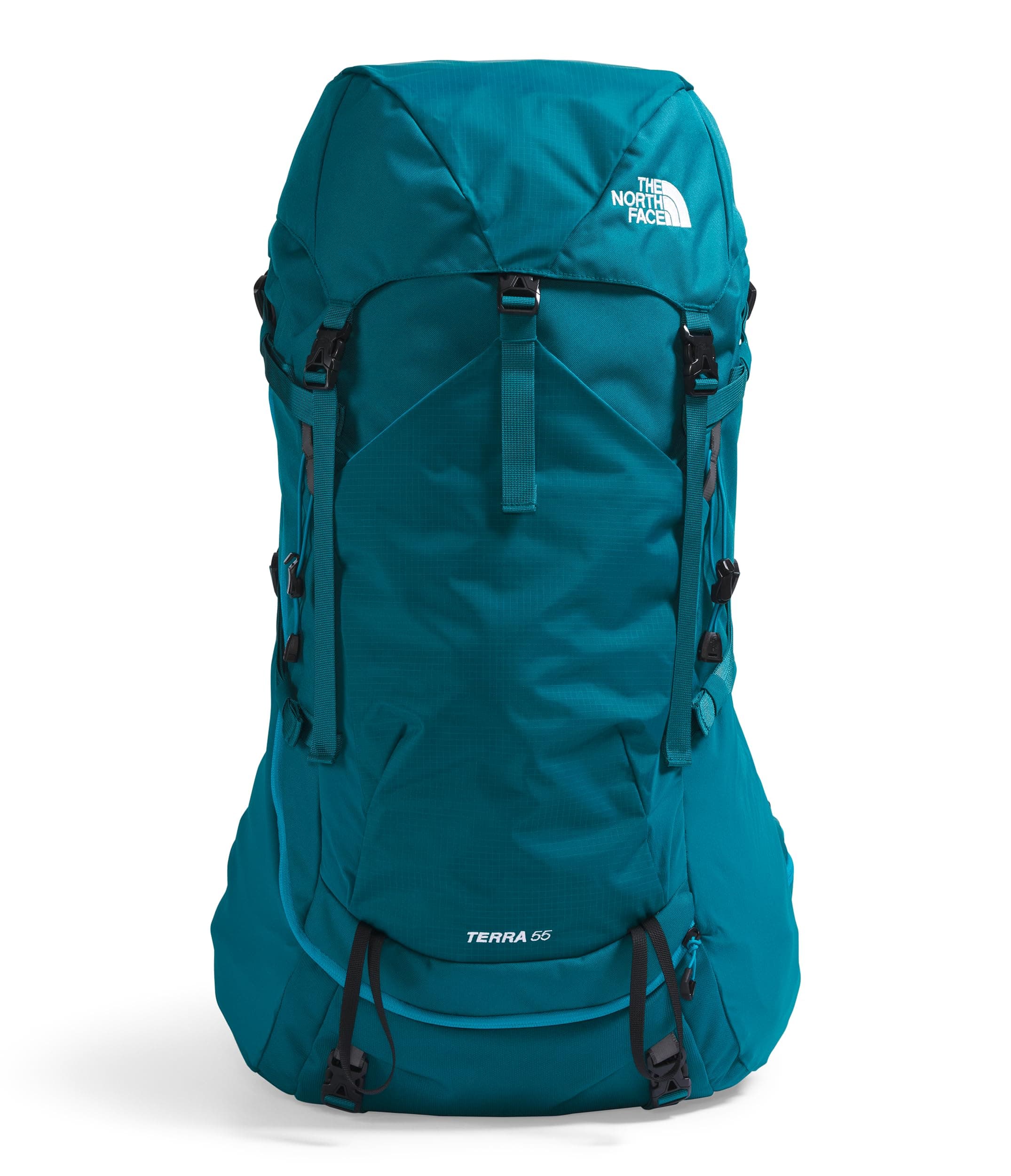 The North Face Women's Terra 55 Backpacking Backpack, Blue Moss/Sapphire Slate, Medium/Large