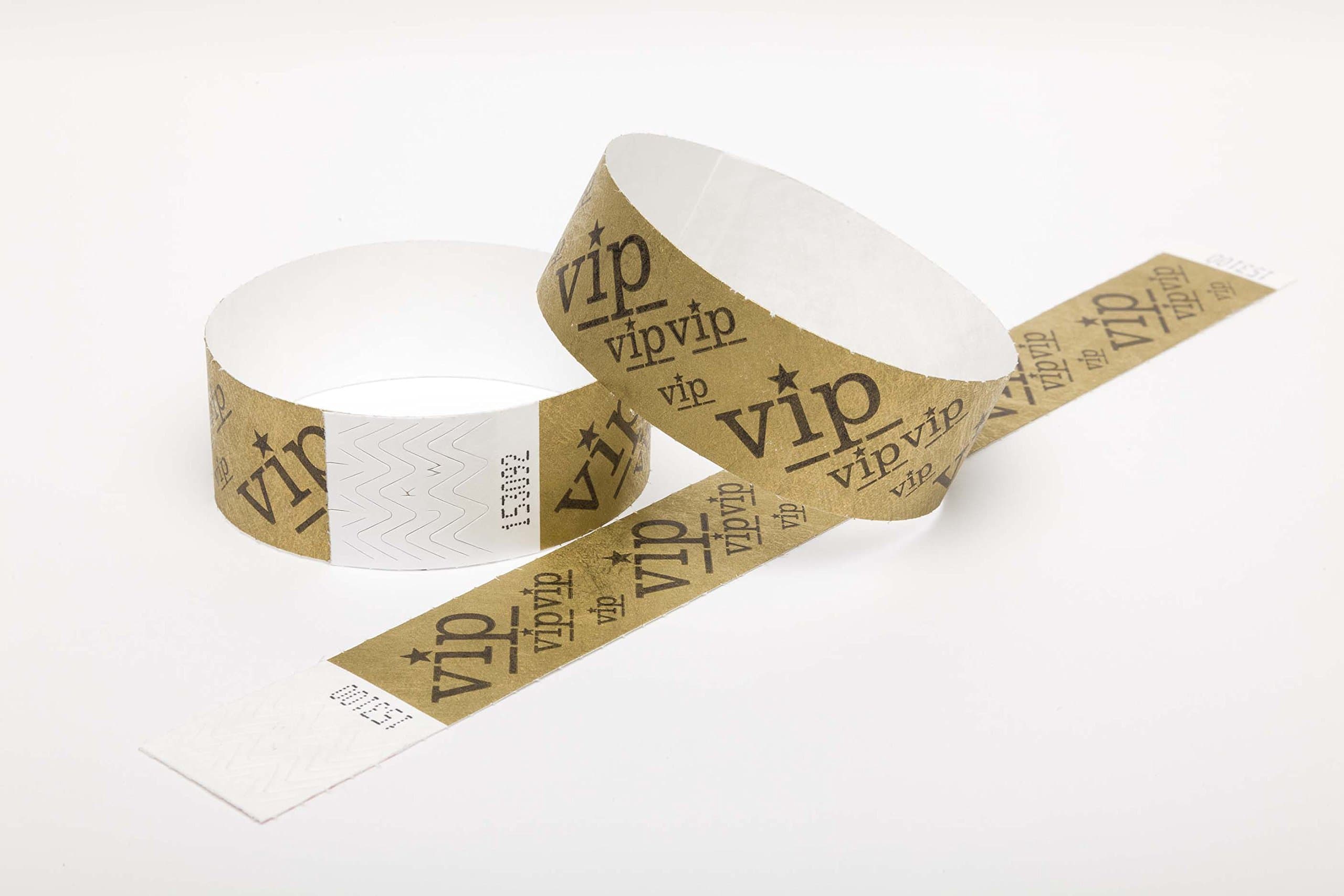 50 Paper Tyvek Wristbands (1" / 25mm)