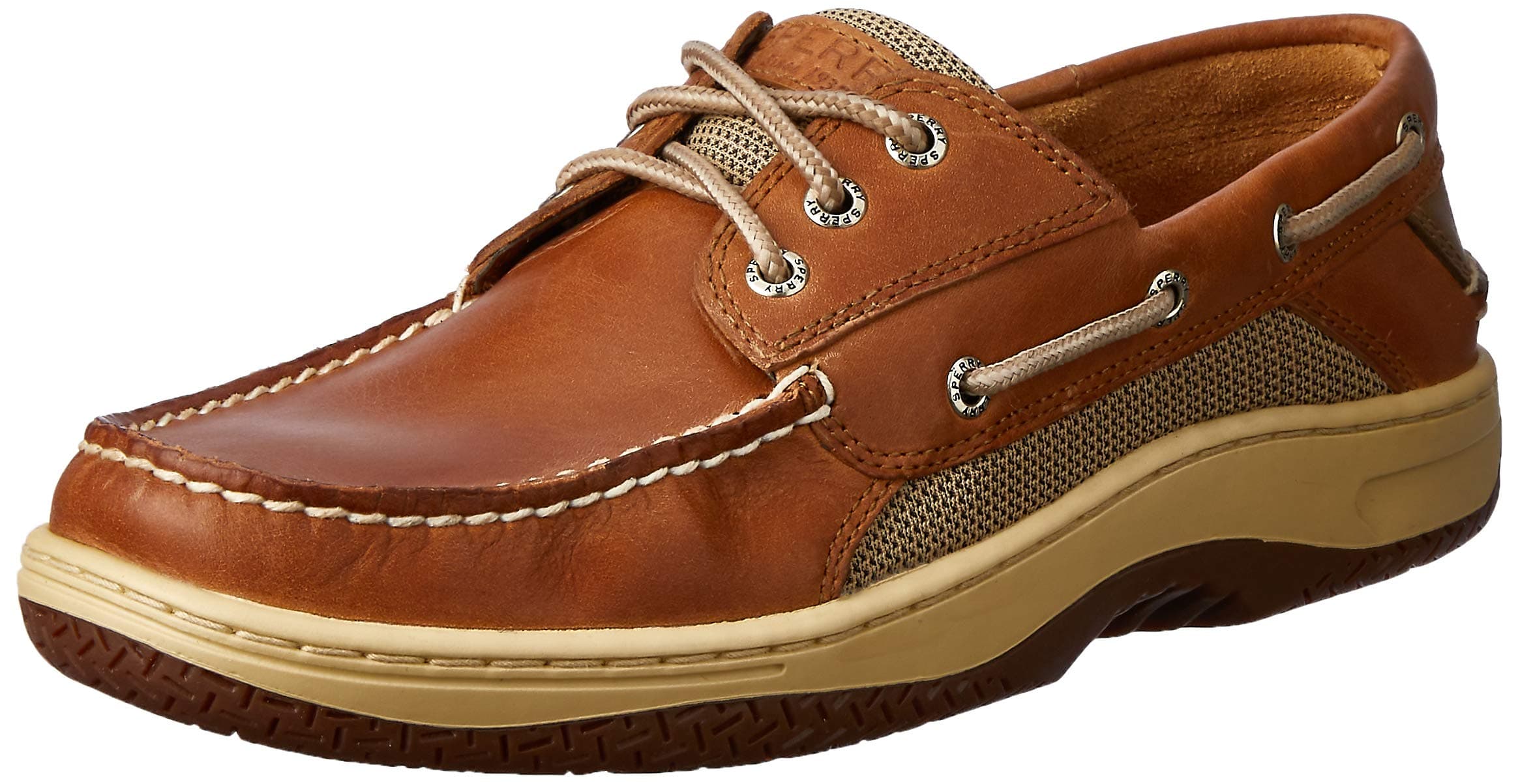 Top-Sider Men s Billfish 3-Eye Boat Shoe Dark Tan 8.5 D(M) US