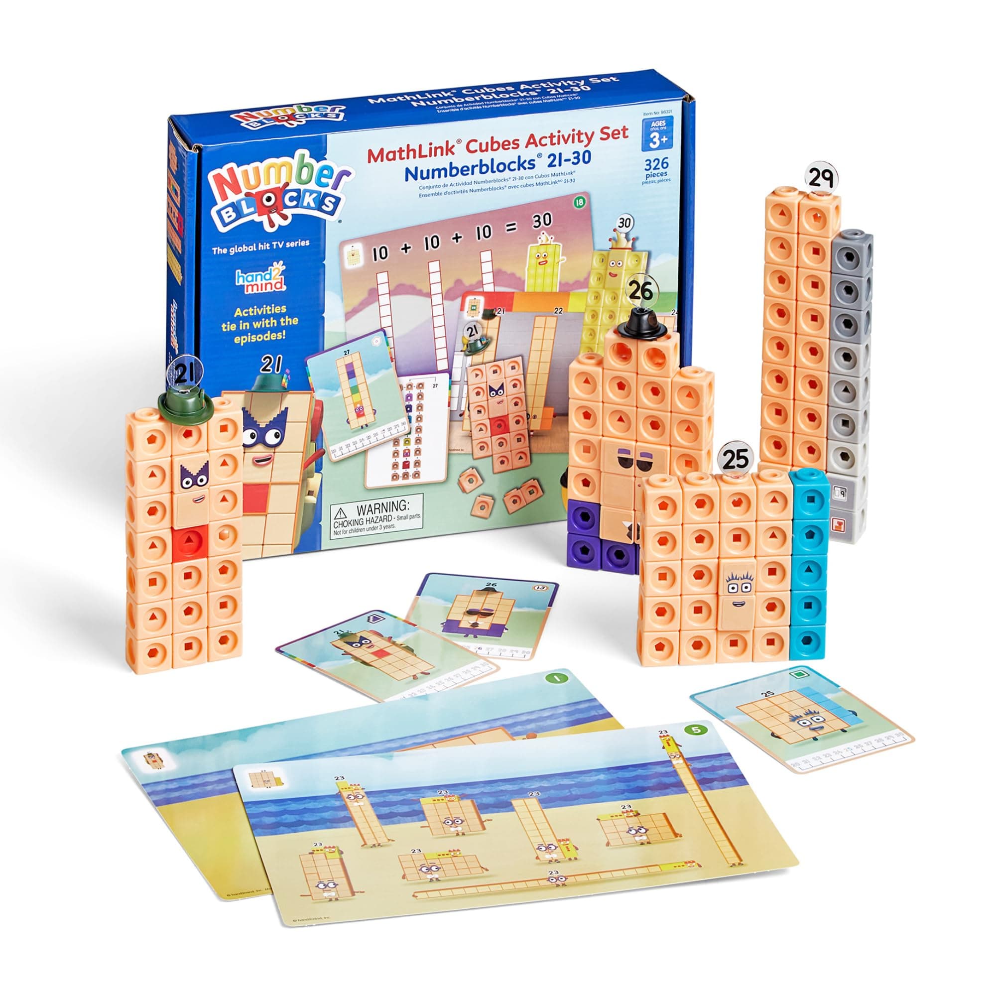 MathLink Cubes Numberblocks 21-30 Activity Set