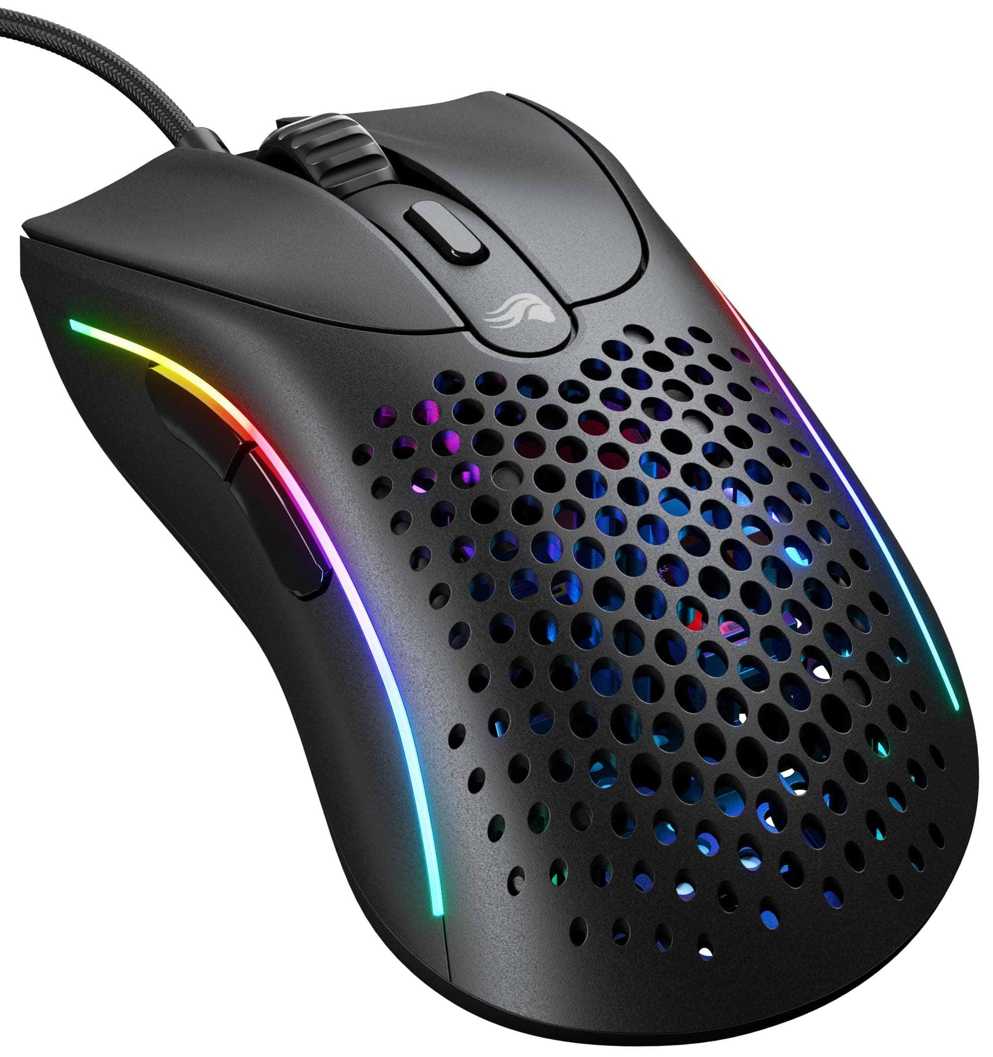 Gaming Model D 2 Wired Gaming Mouse - Superlight 58g, 26K Optical Sensor, 6 Programmable Buttons, Ergonomic, 80 Million Click Lifecycle, FPS, MMO, MOBA, Battle Royale - Black