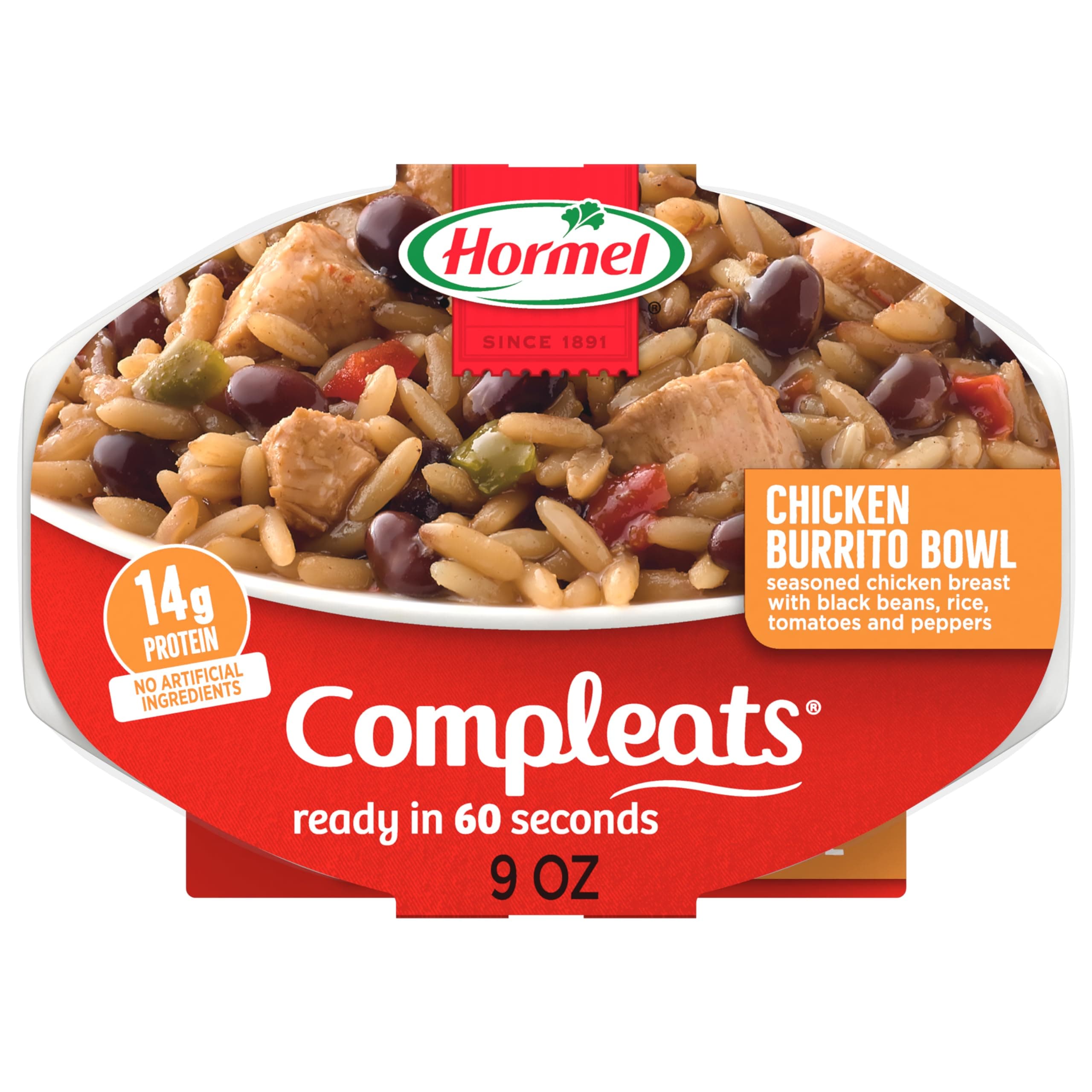 COMPLEATS Chicken Burrito Bowl, 9 OZ, 6 Pack