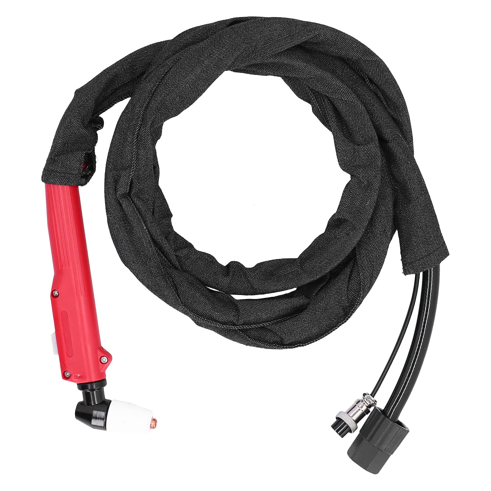 Plasma Cutting Gun PT31 Air Plasma Cutting Torch Straight Handle for 40A 50A Machines Red