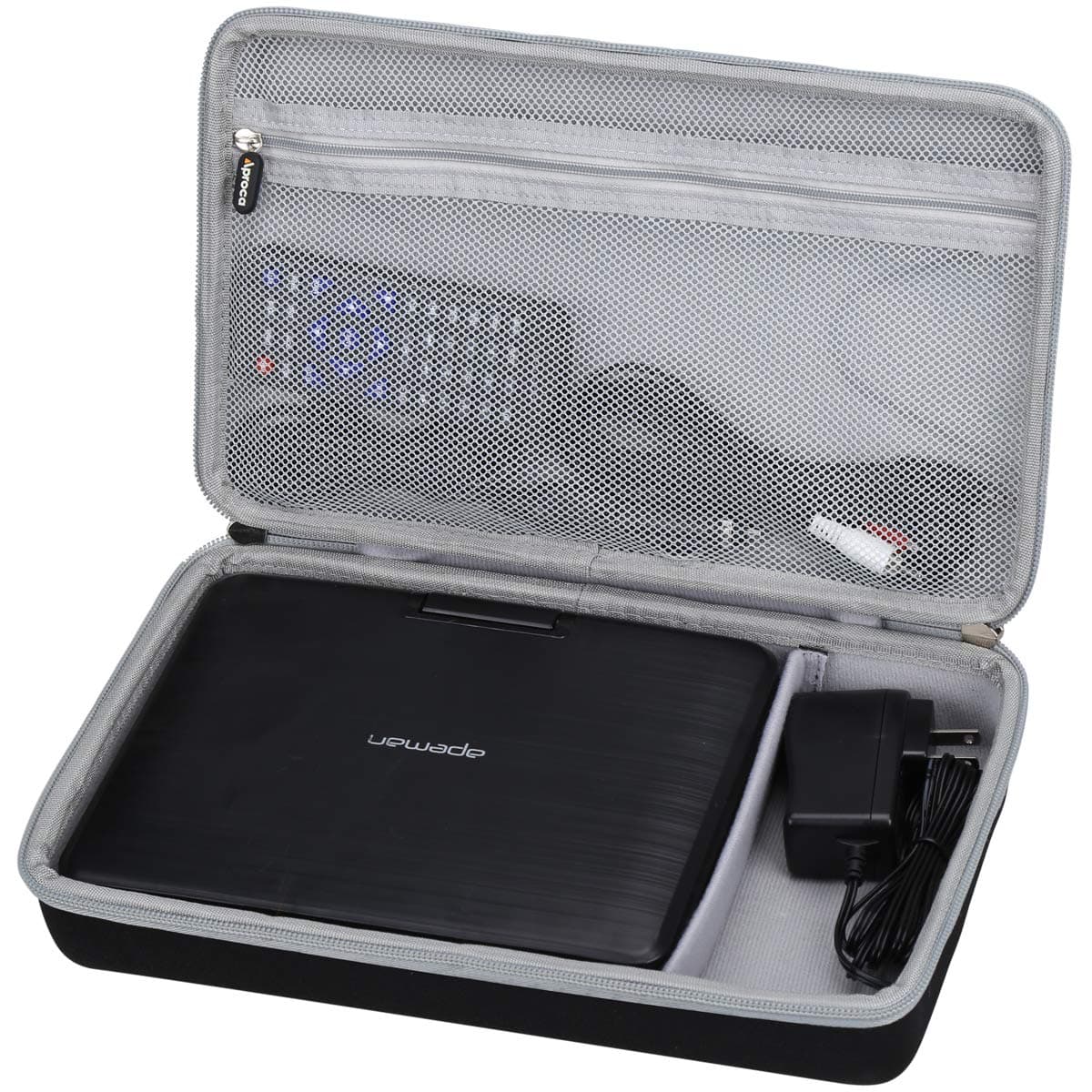 Aproca Case Compatible with pofoto 9.5" / PJGCWB 9.5" / WONNIE 9.5" / YOTON 9.5" / Portable DVD Player, Portable Storage Bag for Accessories (Case Only)