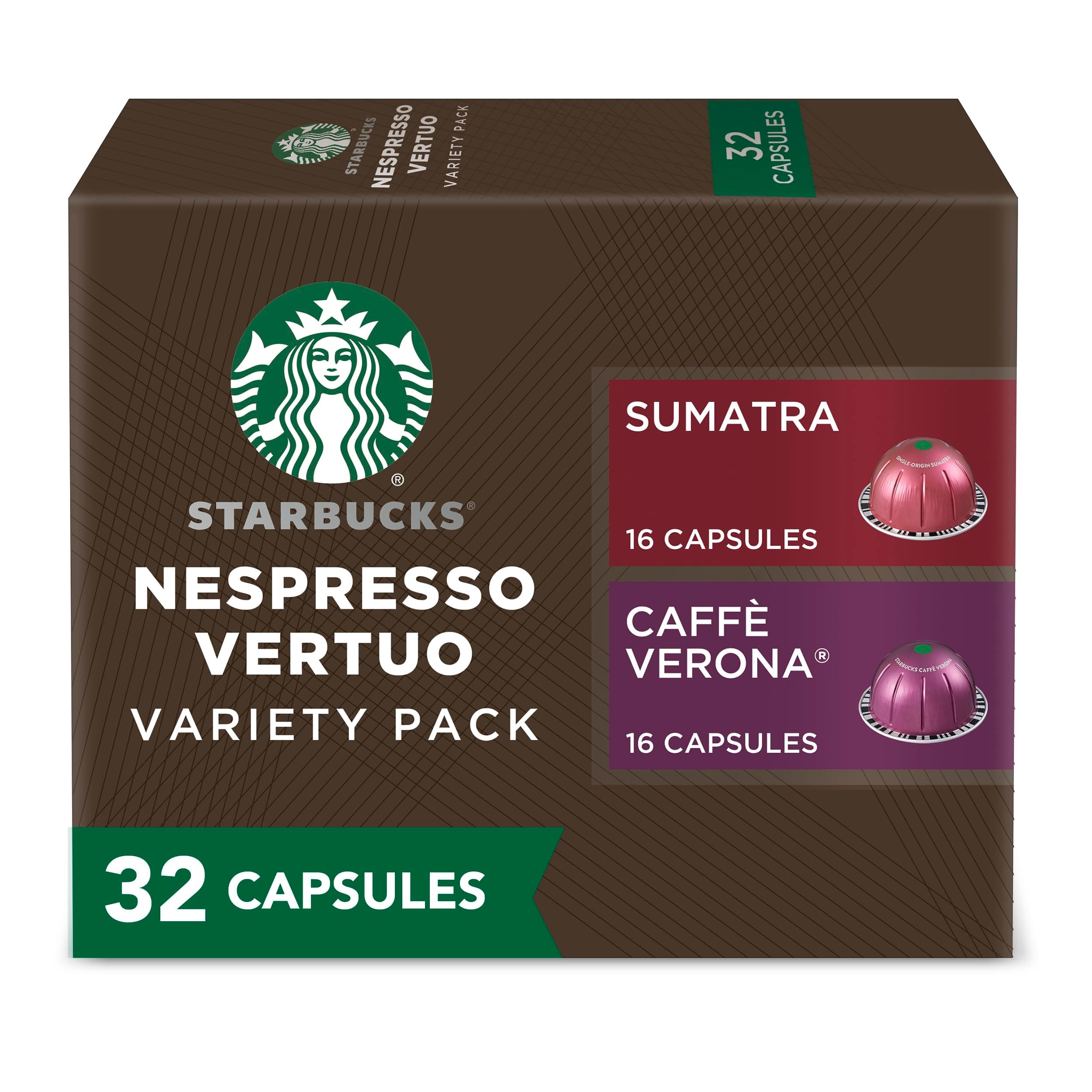 by Nespresso Vertuo, Dark Roast Variety Pack Coffee, 32-count Coffee Pods, Brews 7.8 oz.