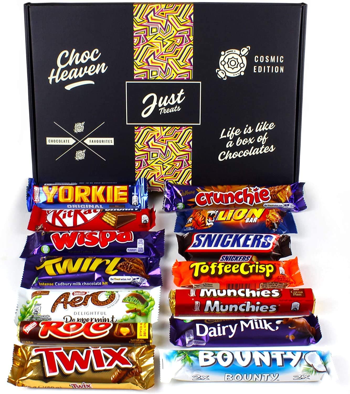 Chocolate Lovers Hamper Box - 18 Favourite Chocolate Bars