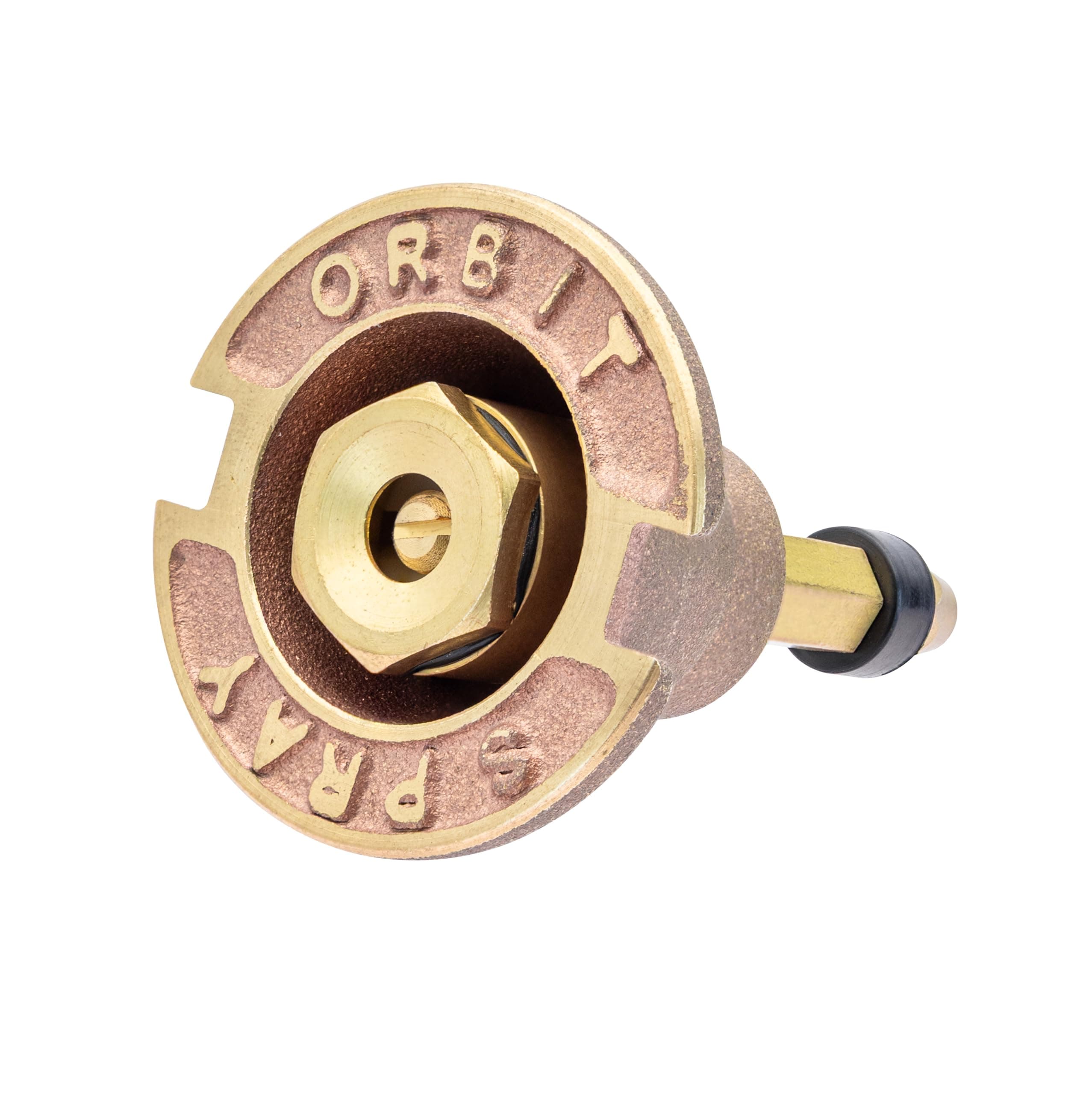 3-Pack Orbit 54070 Brass Pop-Up Flush Head Sprinkler with Full Pattern Spray Nozzle