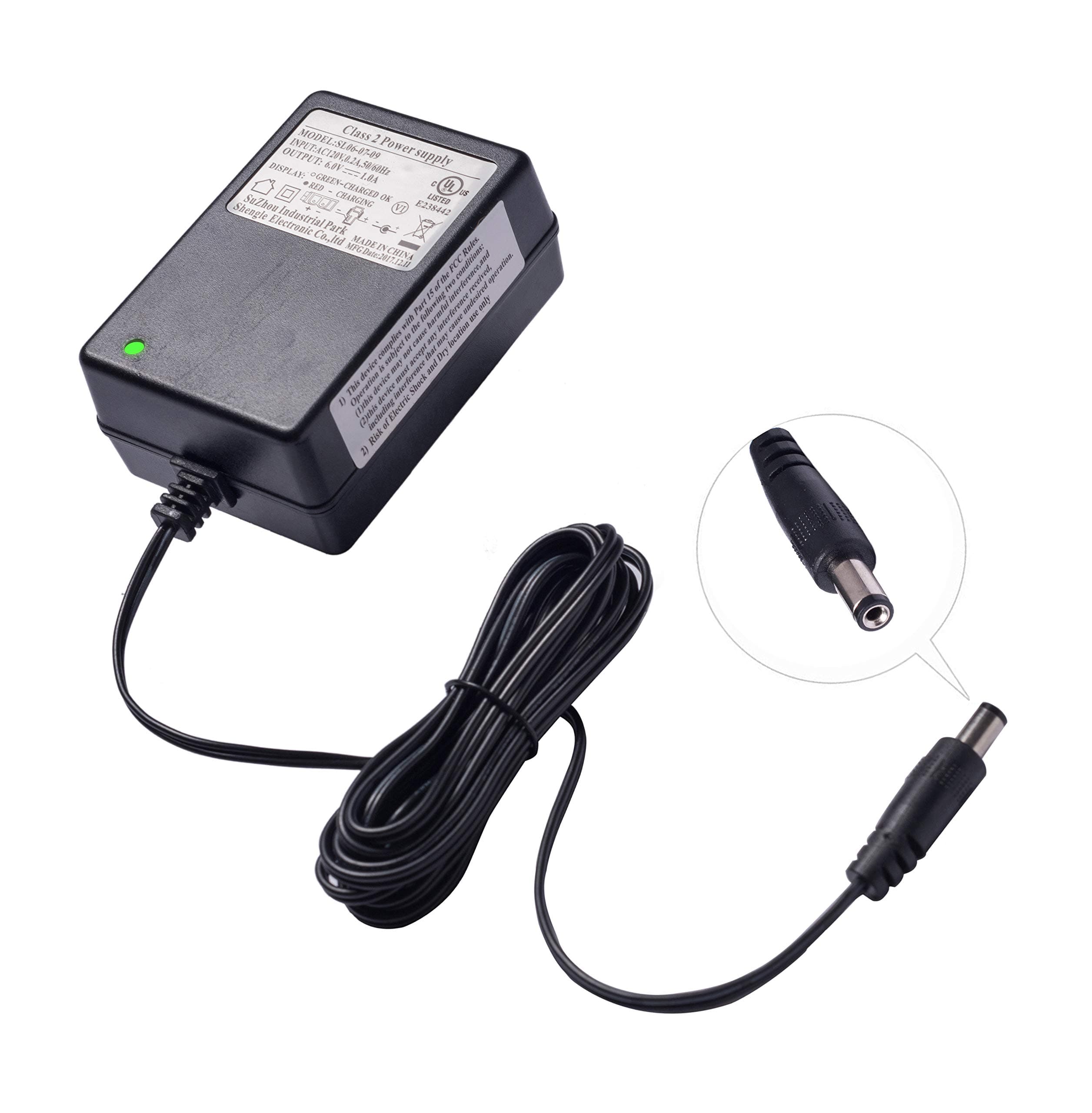 6V Kids Powered Ride On Car Universal Charger, 6 Volt Charger for Kid Trax Toddler Quad ATV Huffy Battery-Powered Ride On Toys Accessories