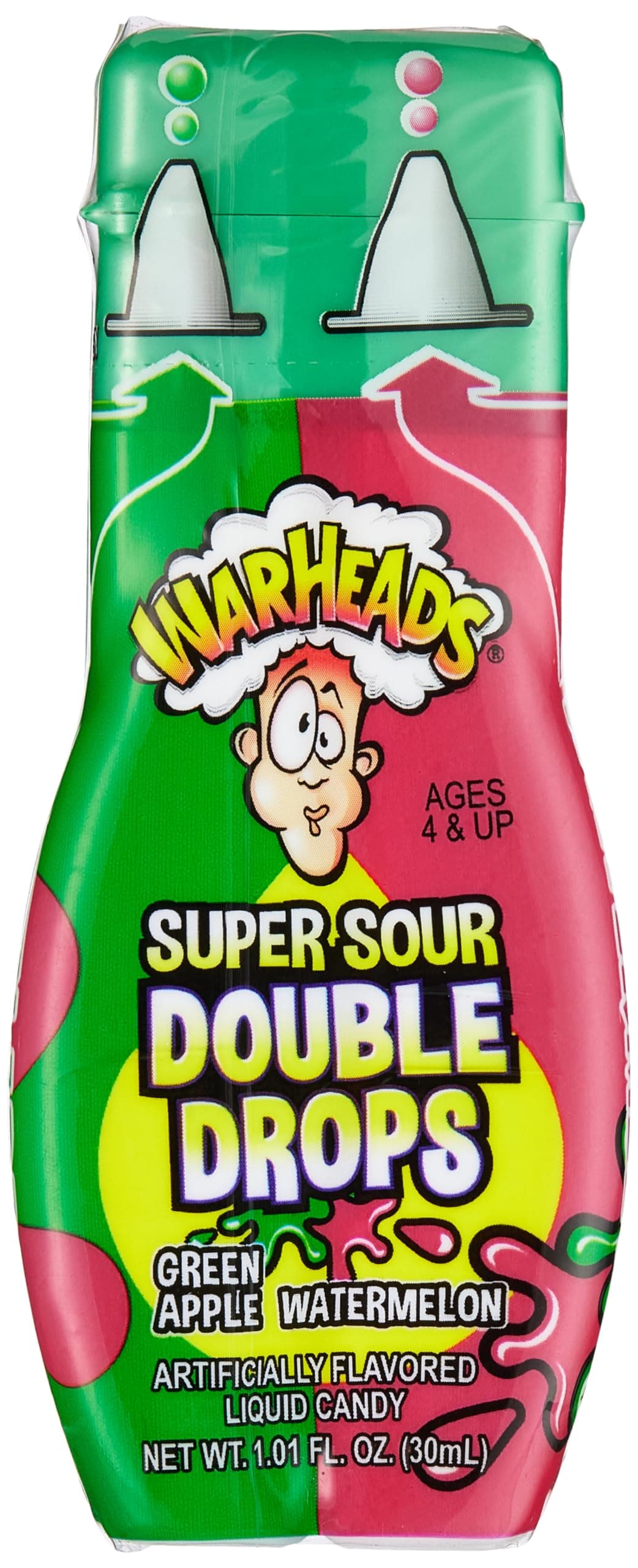 WARHEADS SUPER SOUR DOUBLE DROPS ASSORTED FLAVOUR 1.01fl. oz. (30ml)