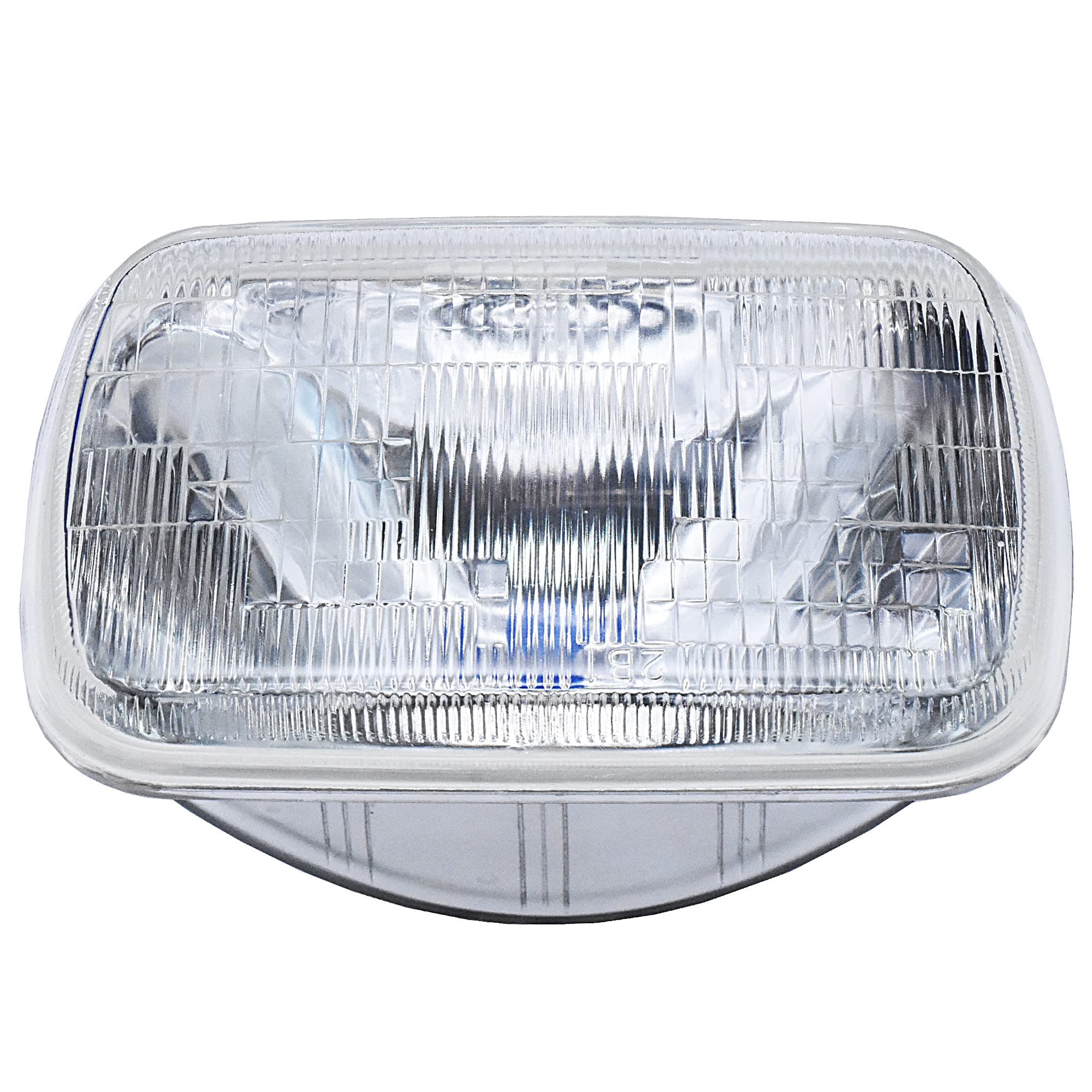 H6054 Super Vision Crystal Headlight, Halogen Sealed Beam Headlight, (7“square,200mm), Replaces# H6054