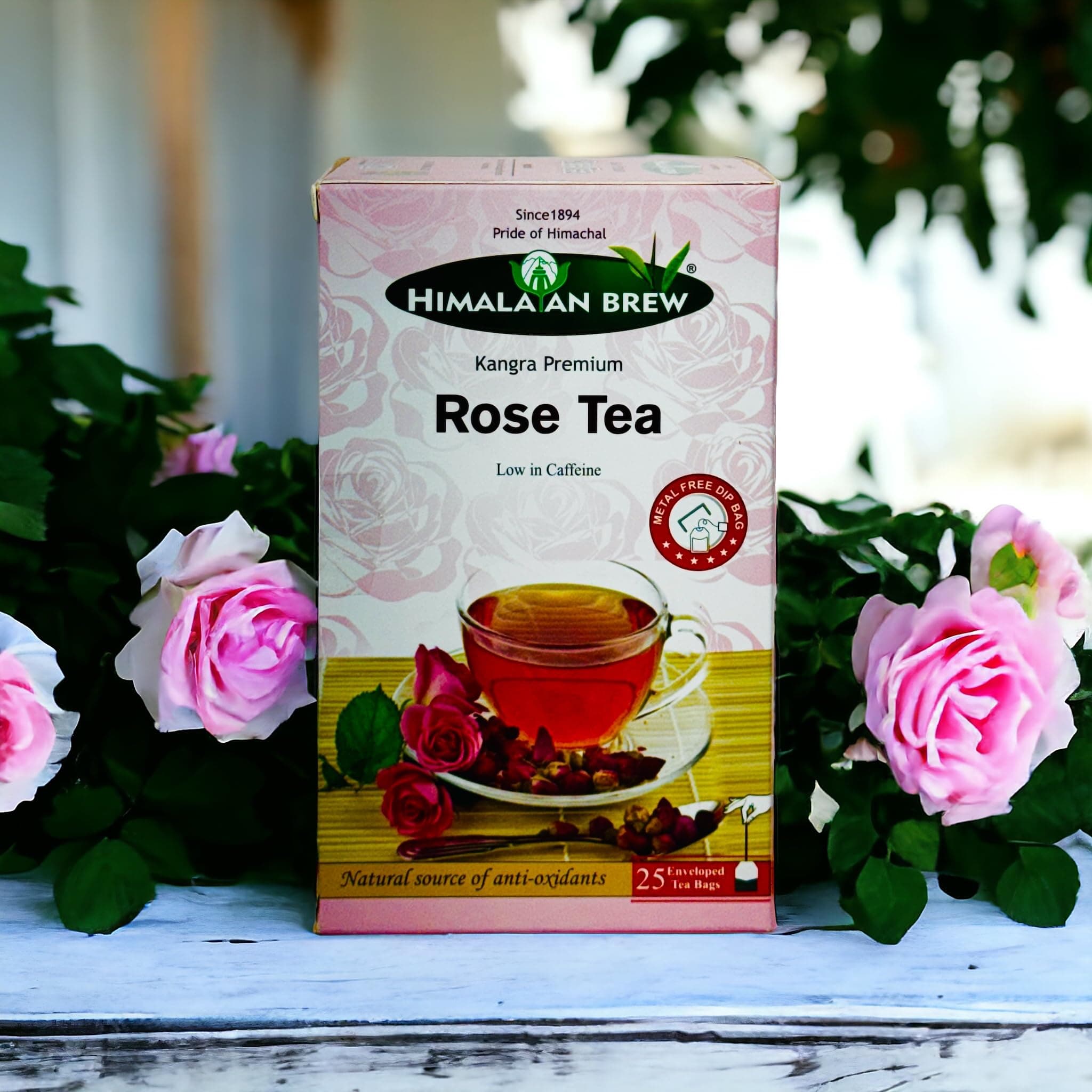 Himalayan Brew Kangra Handmade Wild Rose Tea Bags