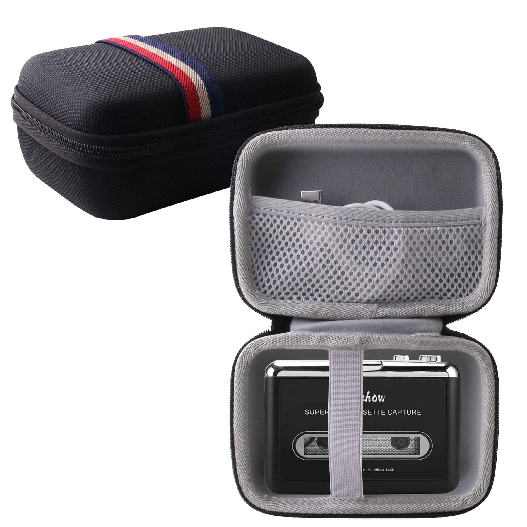 Hard Carrying Case Compatible with Reshow Cassette Player – Portable Tape Player(only case)