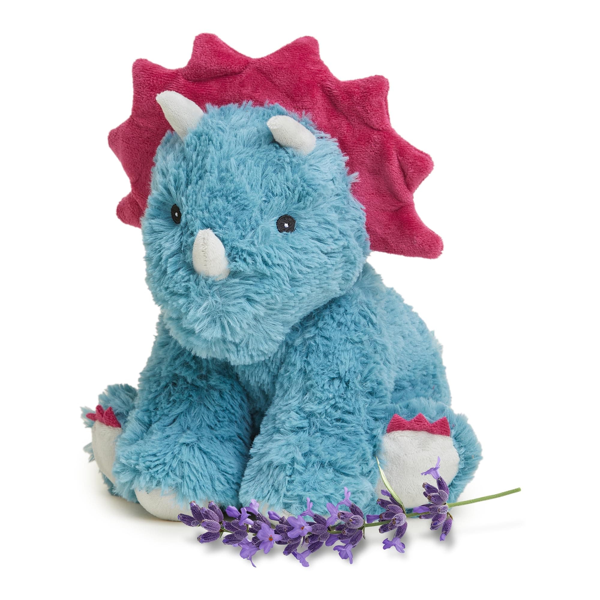 Warmies Triceratops Cozy Plush Heatable Lavender Scented Stuffed Figure