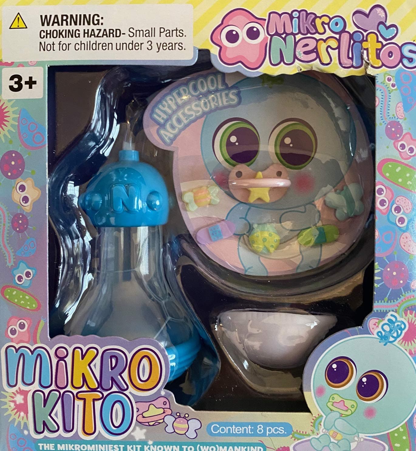 Distroller Neonate Nerlie Mikro Nerlitos Accessories Micro Kit (Blue Set with Pink Pacifier)