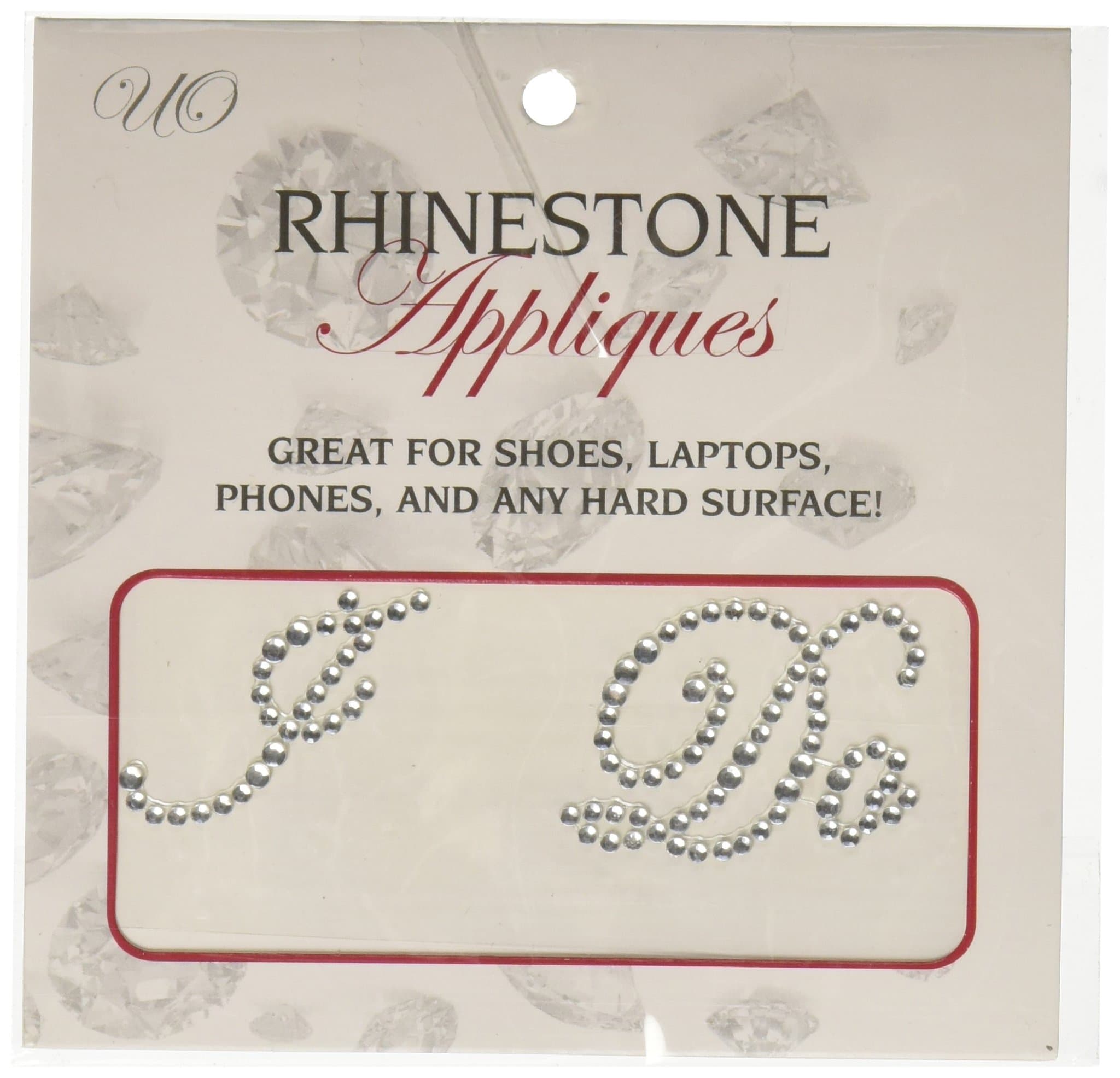 Crystal Rhinestone I Do Wedding Shoe Stickers, Clear