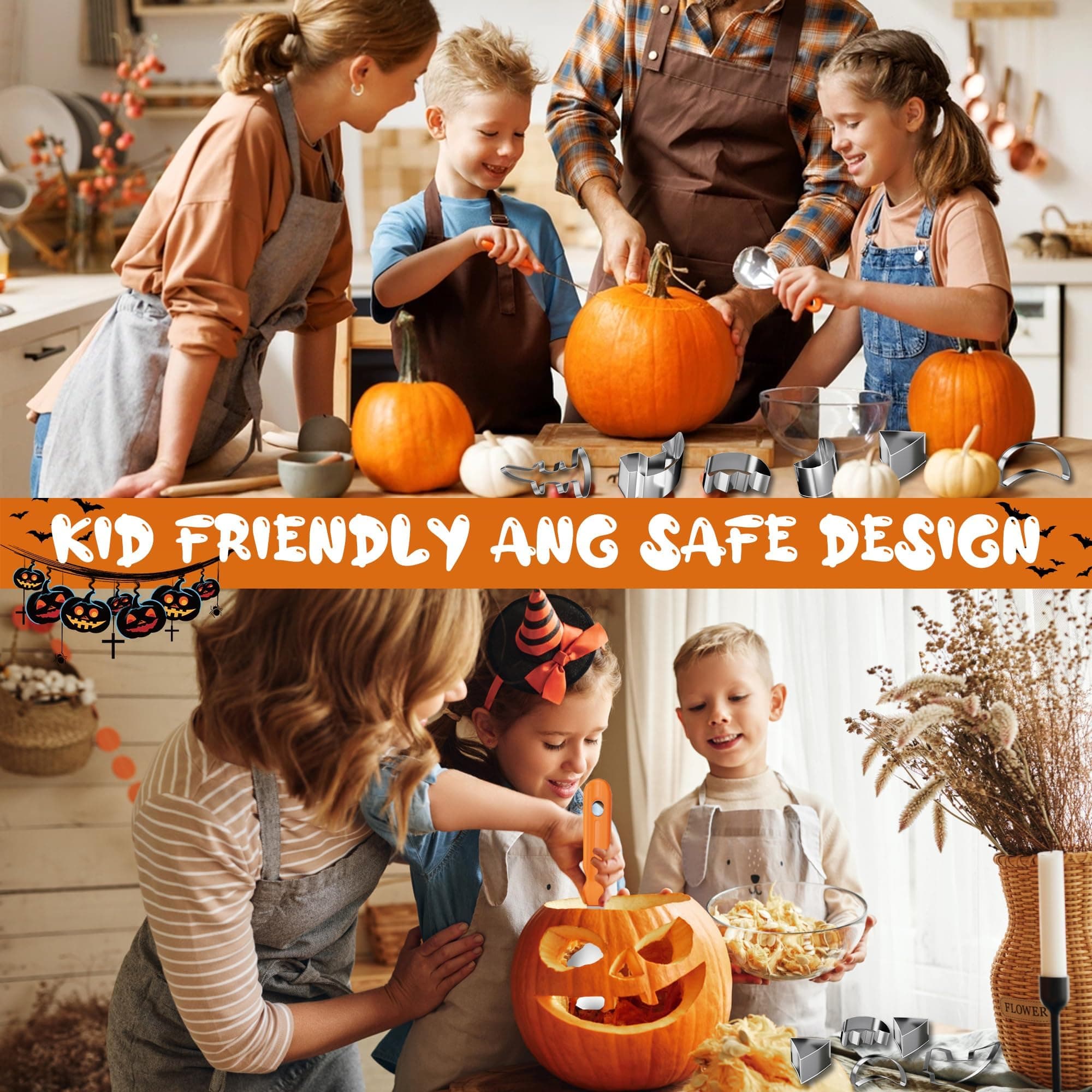 Roberly Halloween Pumpkin Carving Kit