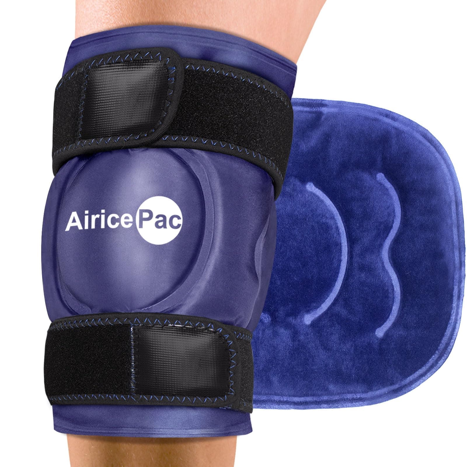Ice Pack for Knee Pain Relief, Reusable Gel Ice Wrap for Injuries, Swelling, Knee Replacement Surgery, Cold Compress Therapy for Arthritis, Meniscus Tear and ACL, Blue