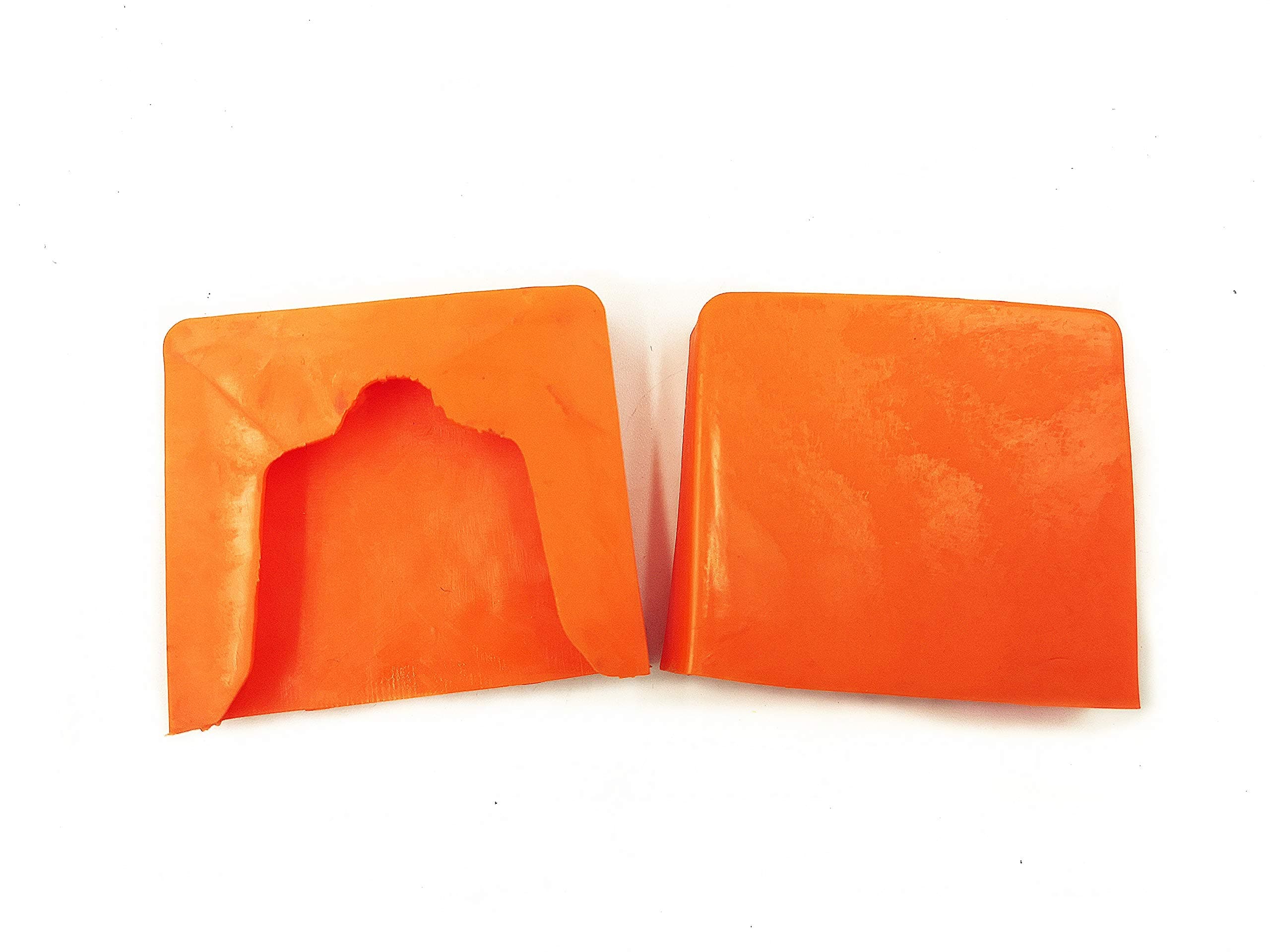 10-Pcs 3/4" Cushion Clamp Pads, Pipe Clamp Pads, Orange