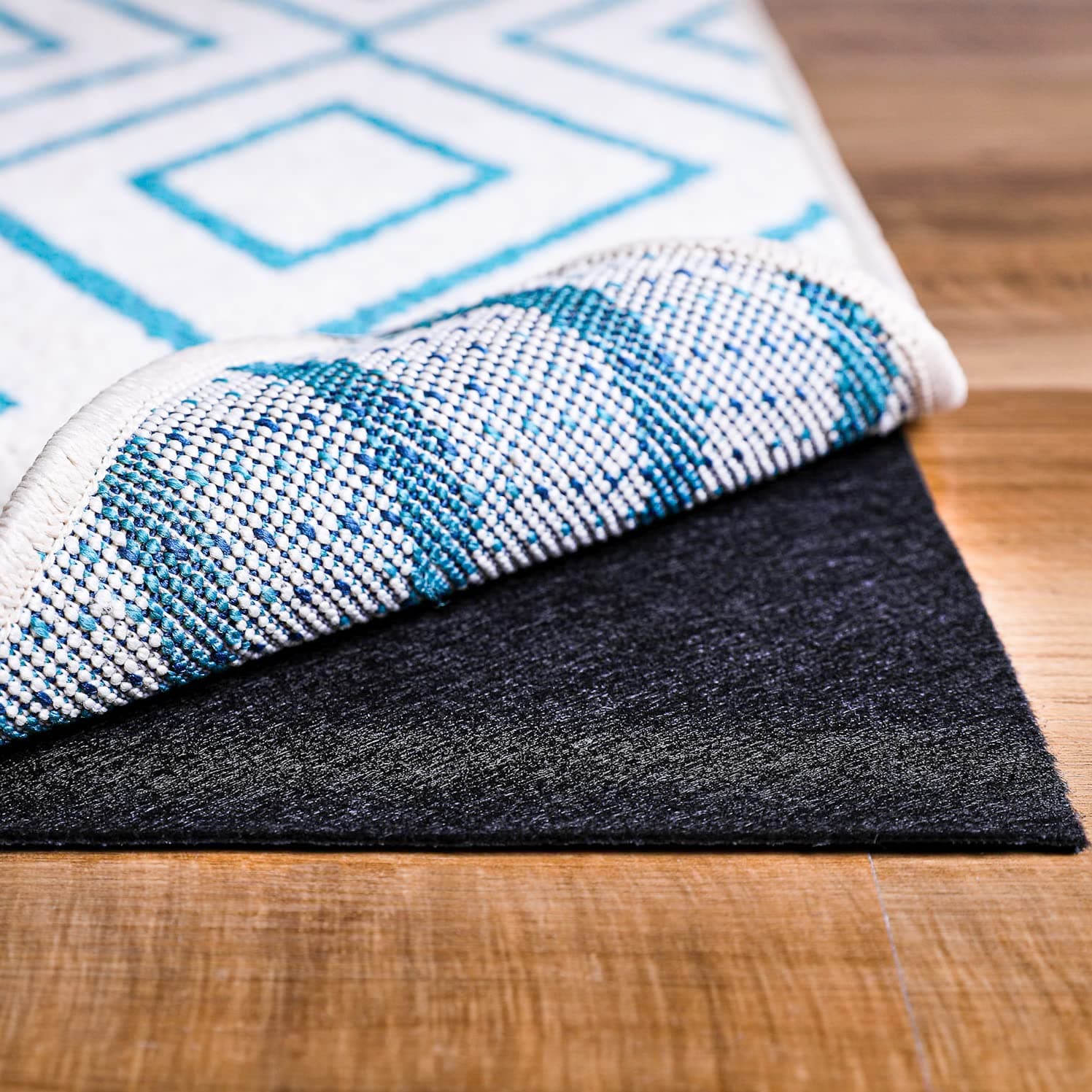 Slip-Stop Premium Low Profile Non-Slip Rug Pad for Area Rugs and Runner Rugs, USA-Made Gripper Rug Pad Keeps Rugs in Place On Carpet and Hardwood Floors 2 x 4 ft