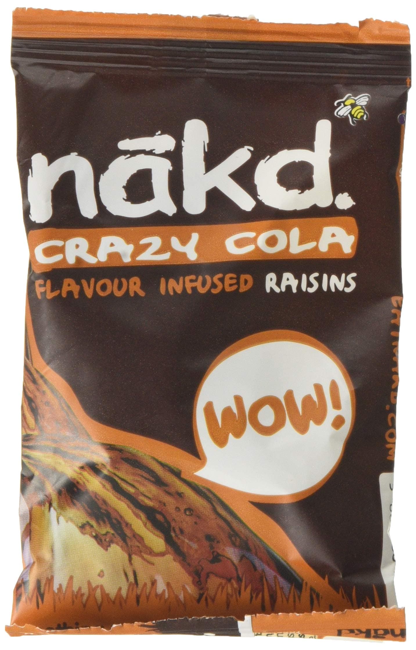 Nakd Crazy Cola Flavour Infused Raisins 25 G (Pack Of 18)