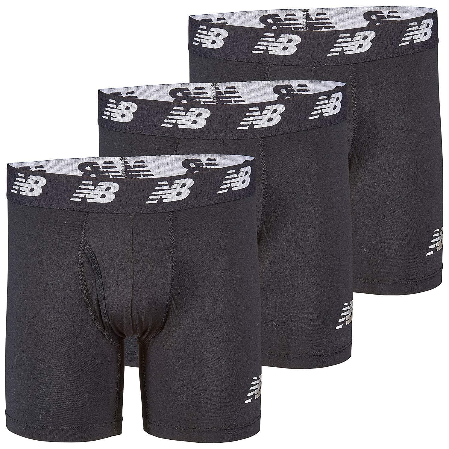 mens Nb3017-4 Performance 5” No Fly Boxer Briefs 4-Pack (pack of 4)