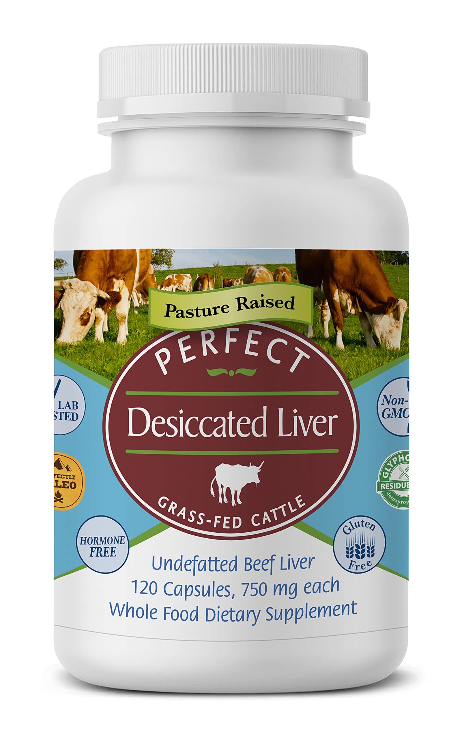 Perfect Desiccated Liver - 120 Capsules