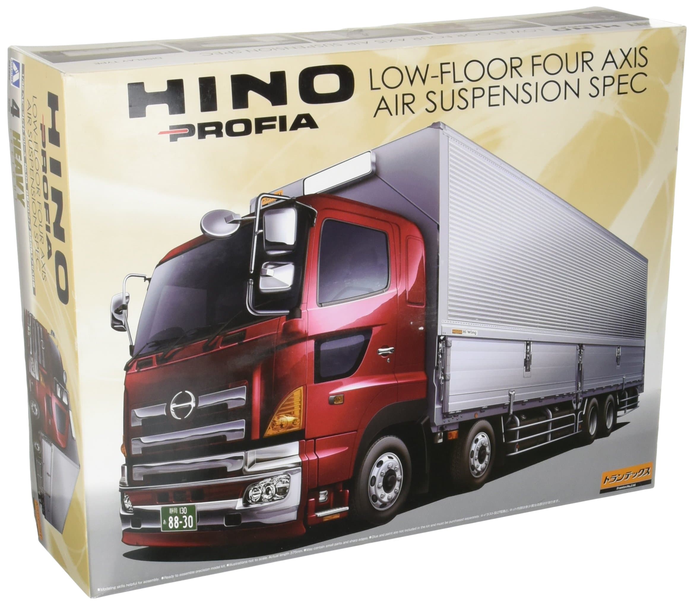 Aoshima Models 1/32 Hino Profia Low-Floor 4-Axle Air Suspension Spec. Heavy Freight Truck