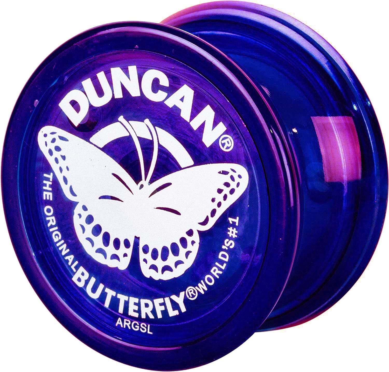 Toys Butterfly Yo-Yo, Beginner Yo-Yo with String, Steel Axle and Plastic Body, Purple (3124BU-ECHAP)