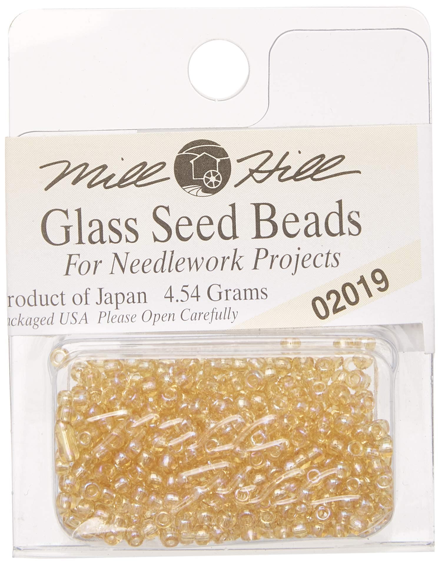 Mill HillGlass Seed Beads, Crystal Honey