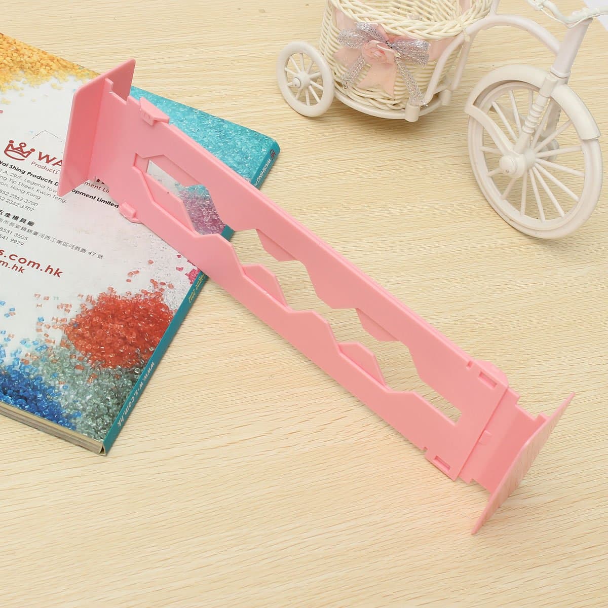 Retractable Expandable Drawer Divider Storage Organiser Kitchen Wardrobe 4Colors#Pink#