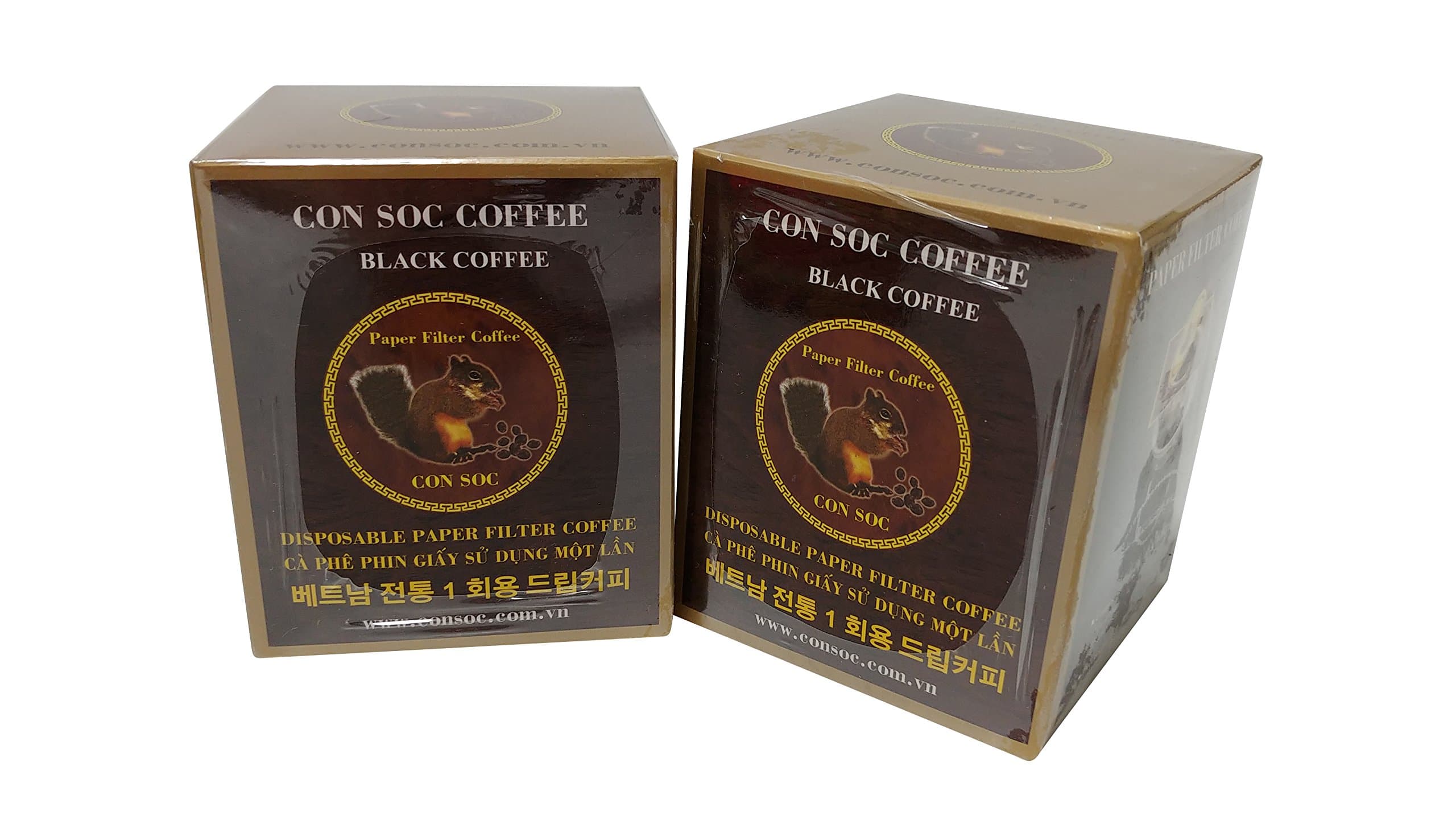 Con soc(Consoc) Black Single Serve Hand Drip Coffee 20 pack