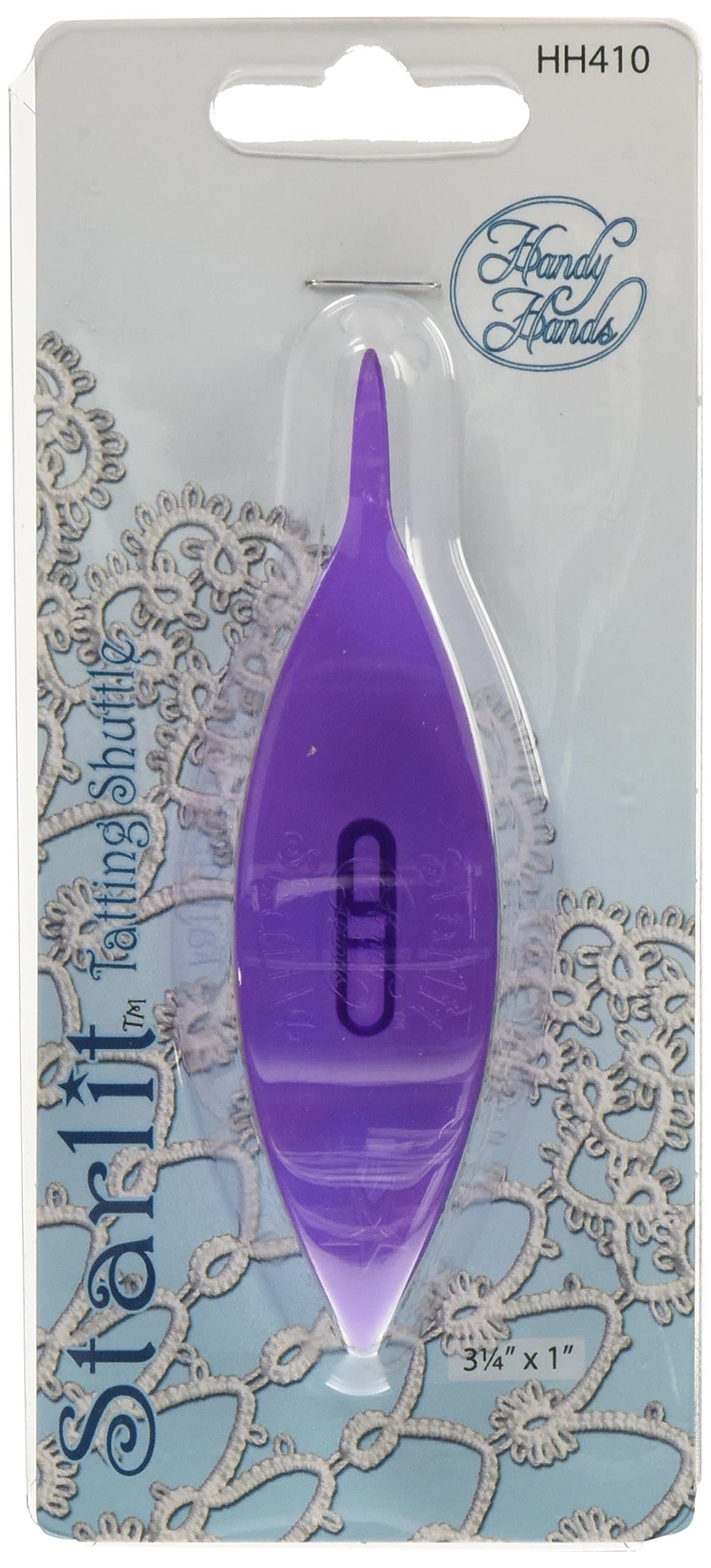 Handy Hands Starlit Tatting Shuttle Assortment 6/Pkg, Choc Mint