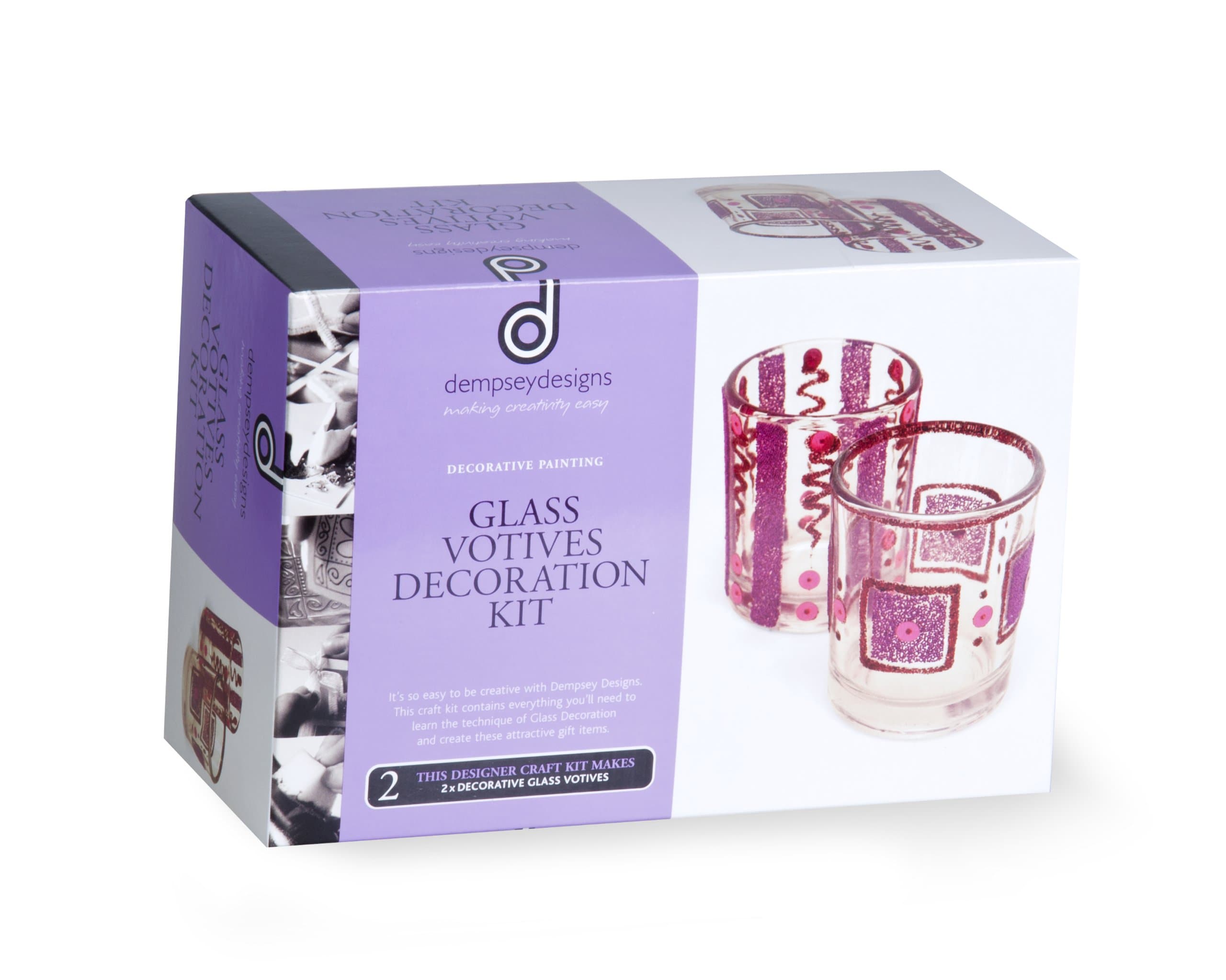 Dempsey Designs Glass Votives Decoration Kit