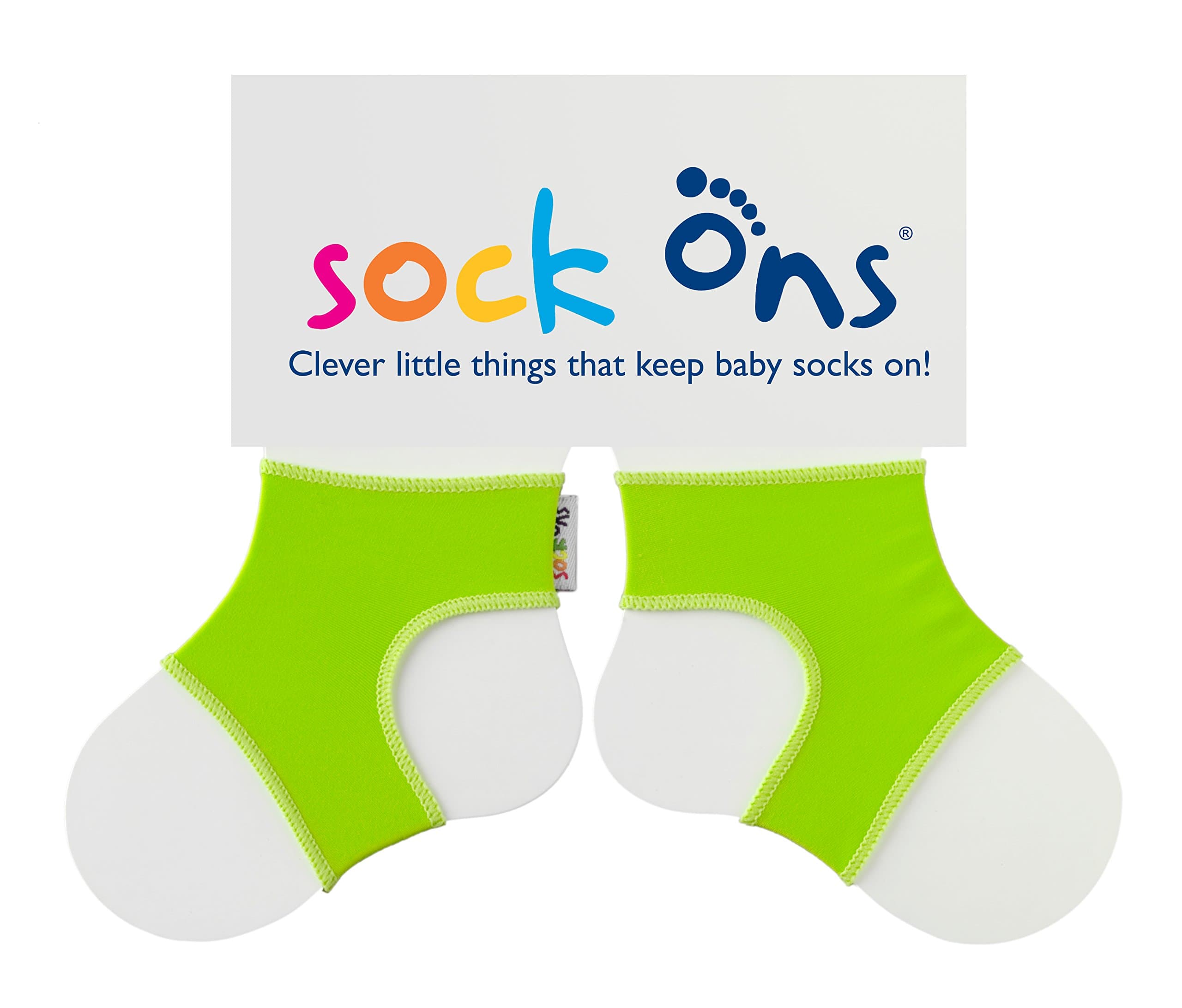 Sock Ons - Baby Sock Holders - 2 Pack - Amazing Value Pack - Keep Baby