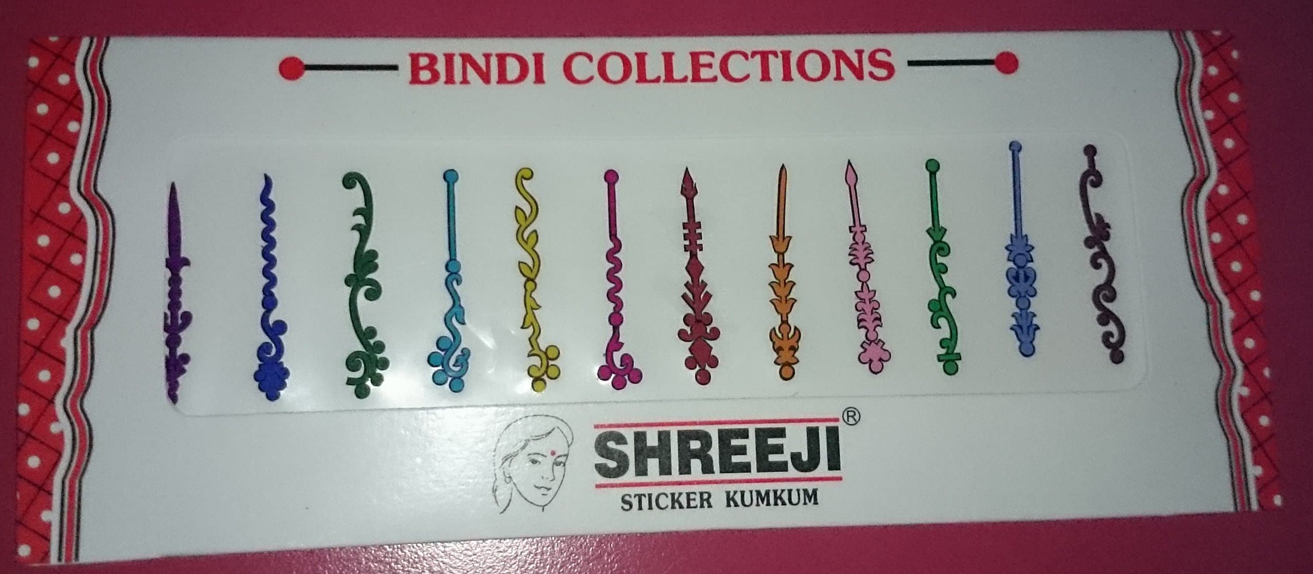 Indian Bollywood Crystal Bindi's for All Occassions