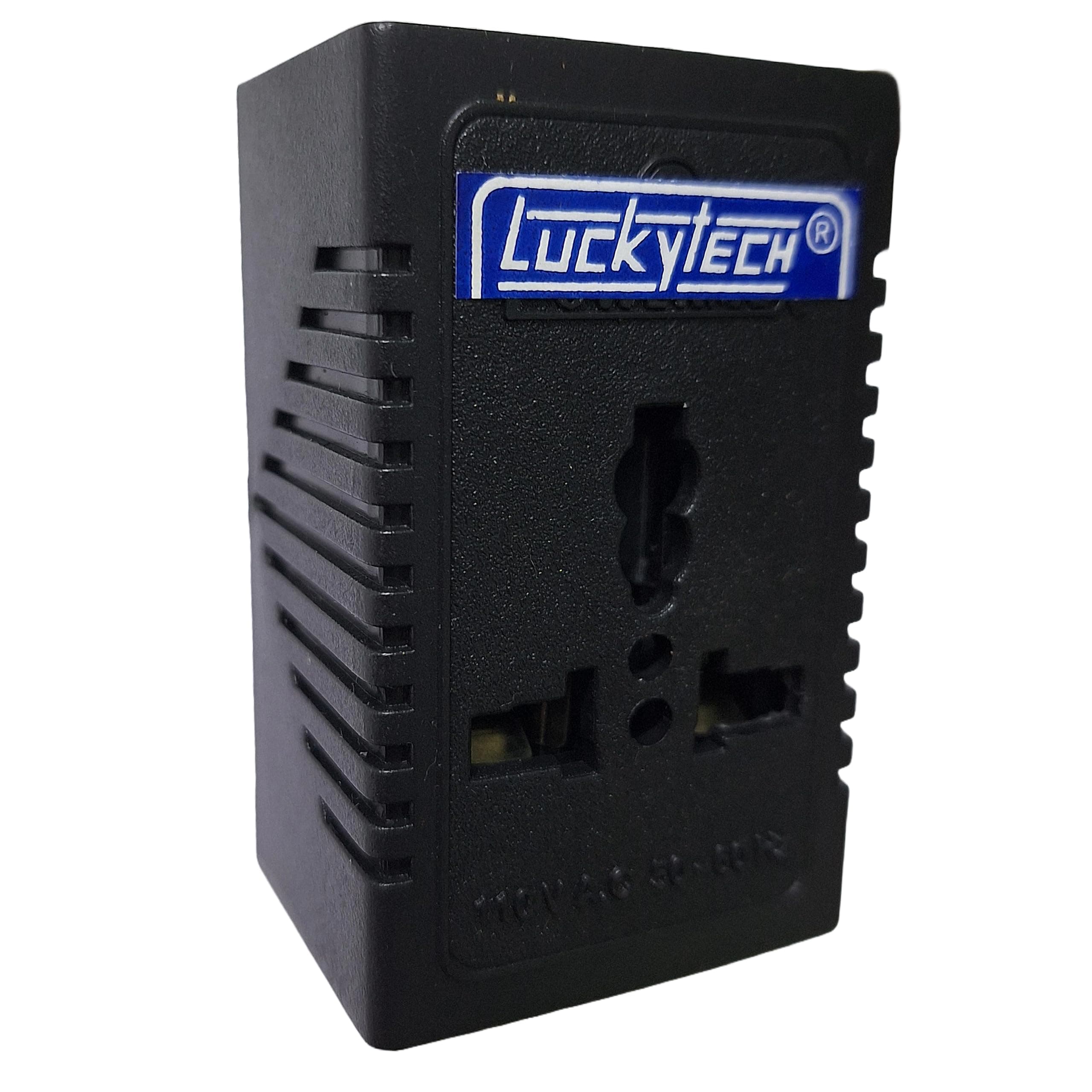 220V to 110V Stepdown Lucky Tech® Voltage Converter 1000W USA to India Universal 3 Pin Input Plug (Wave Form) (1000 Watt)