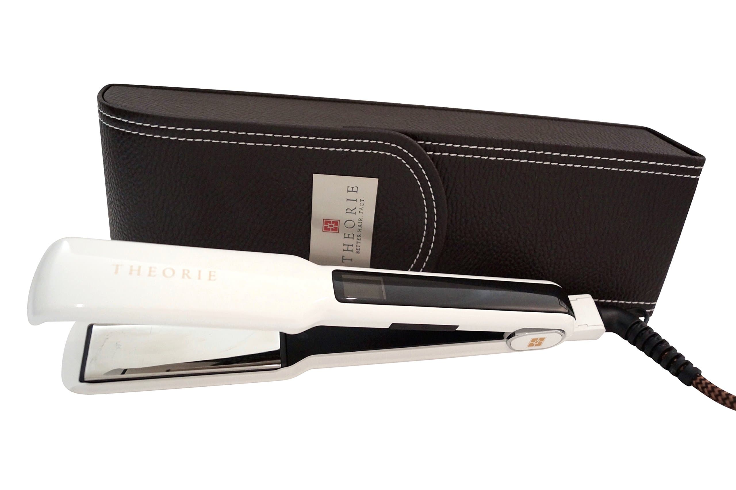 Theorie Saga Classic Titanium Flat Iron, White 1 1/2"