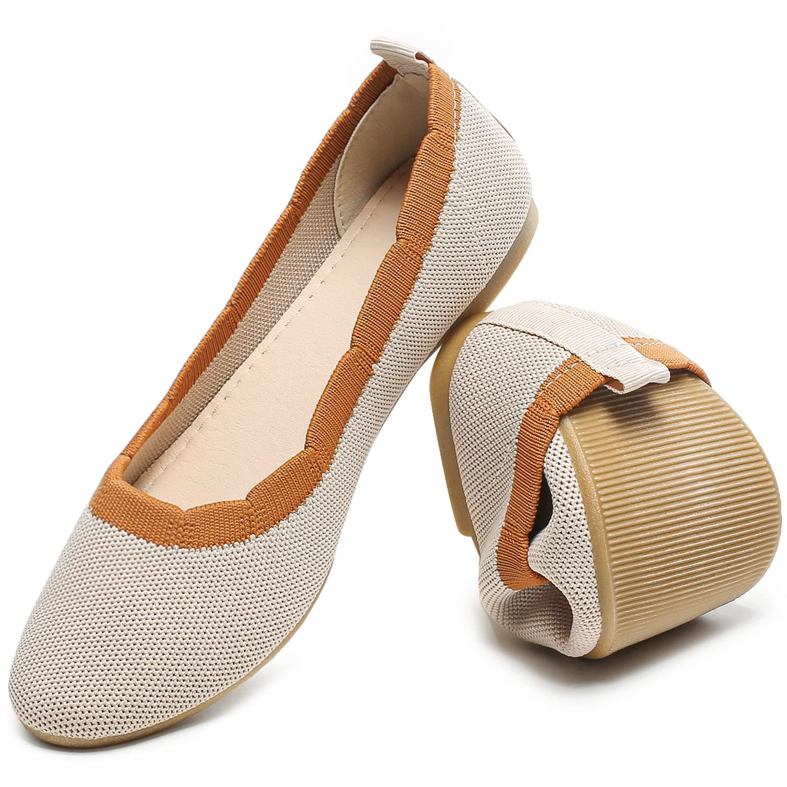 HEAWISH Women's Floral Collar Flats